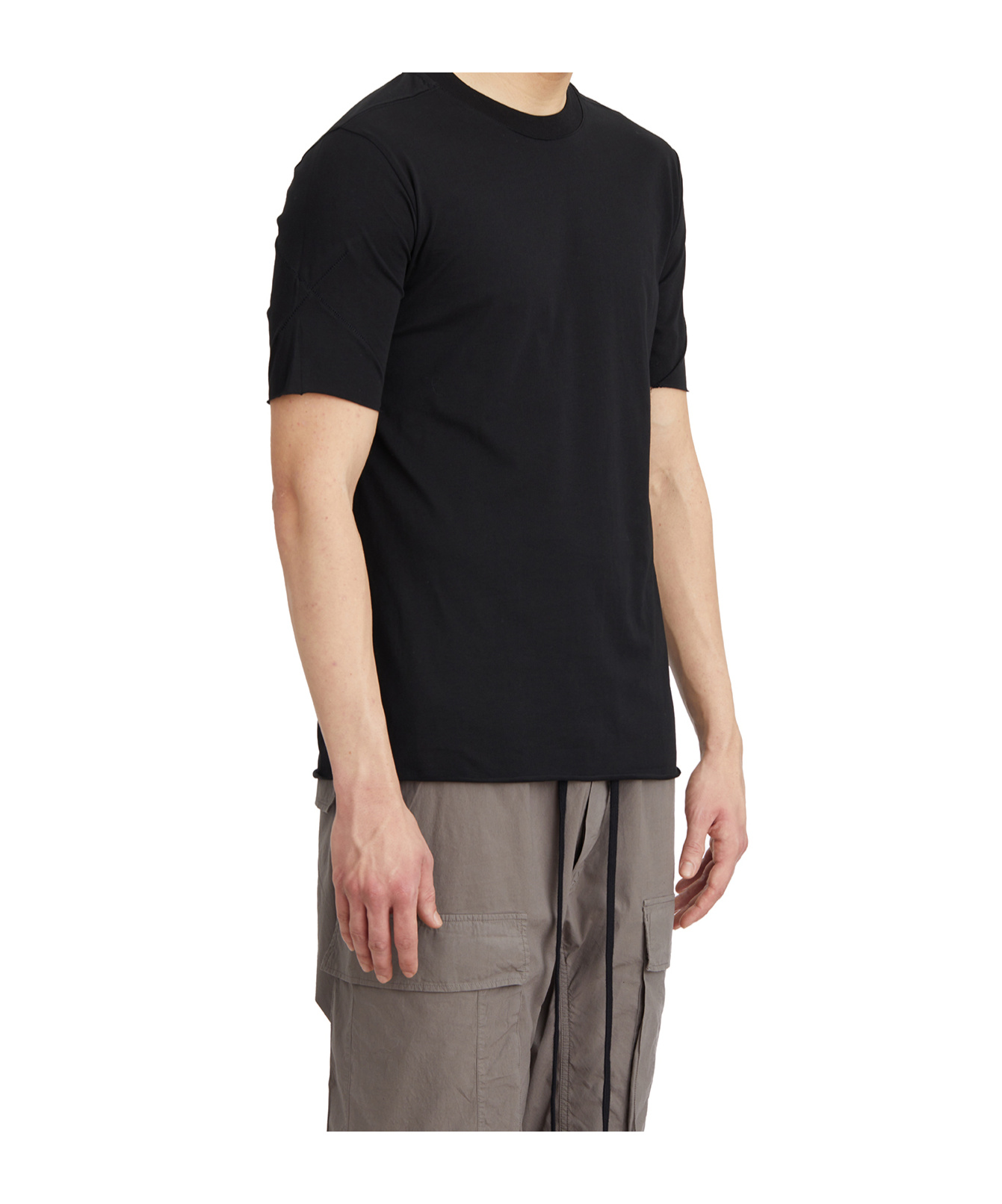 Thom Krom Logo-embroidered T-shirt In Black