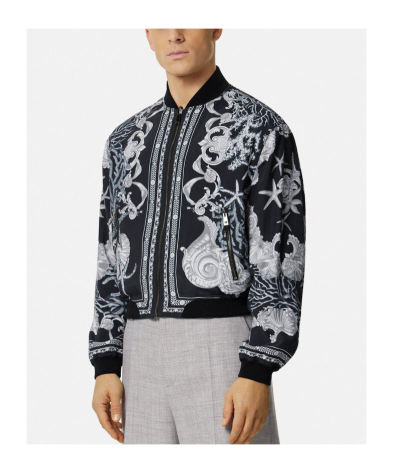 Versace Jackets In Black