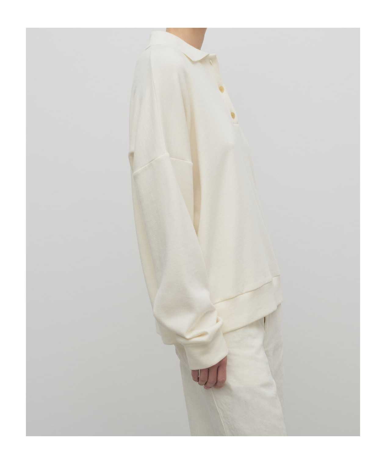 The Row Corzas Polo Top In Neutral