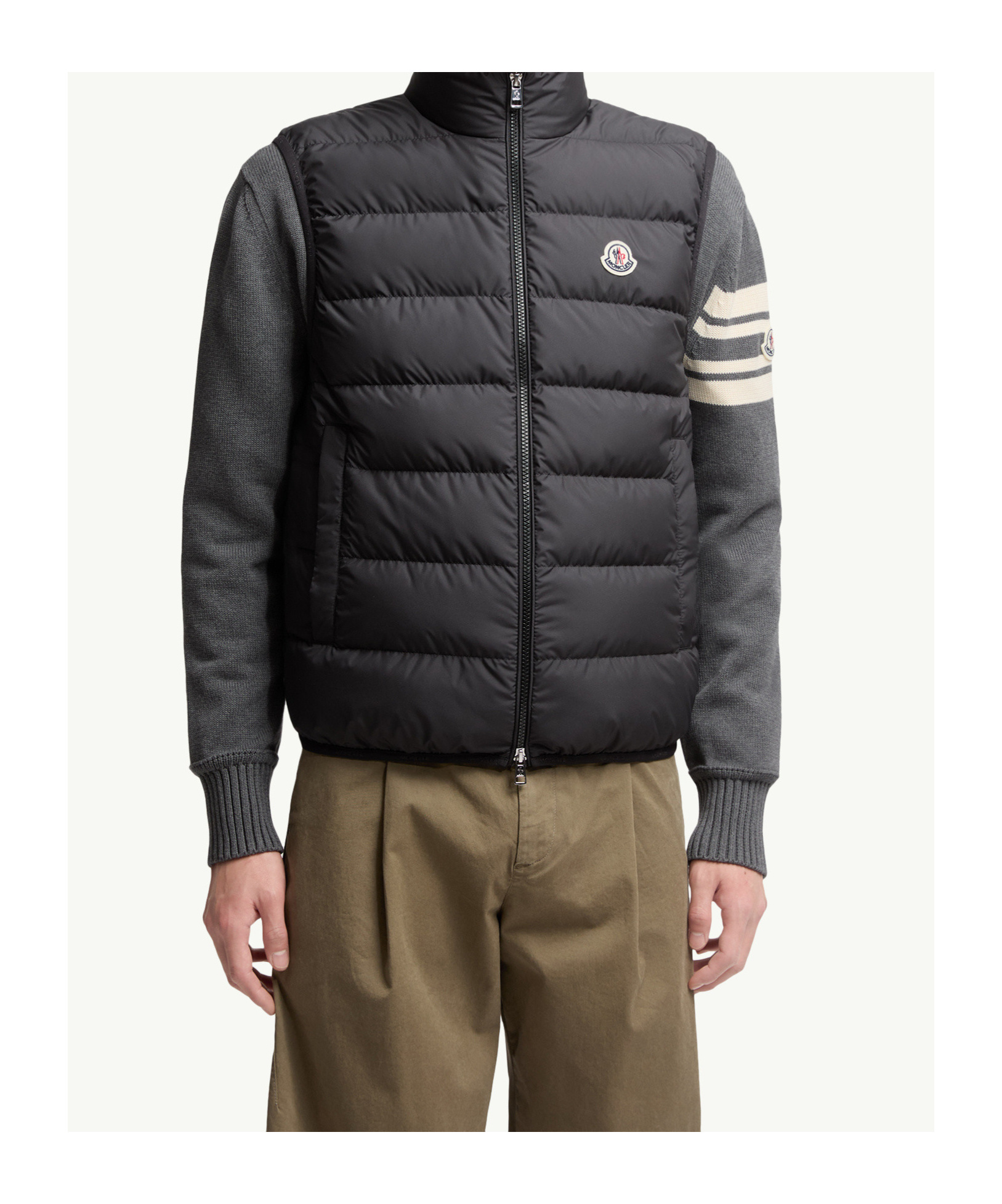 Shop Moncler Sleeveless Down Vest