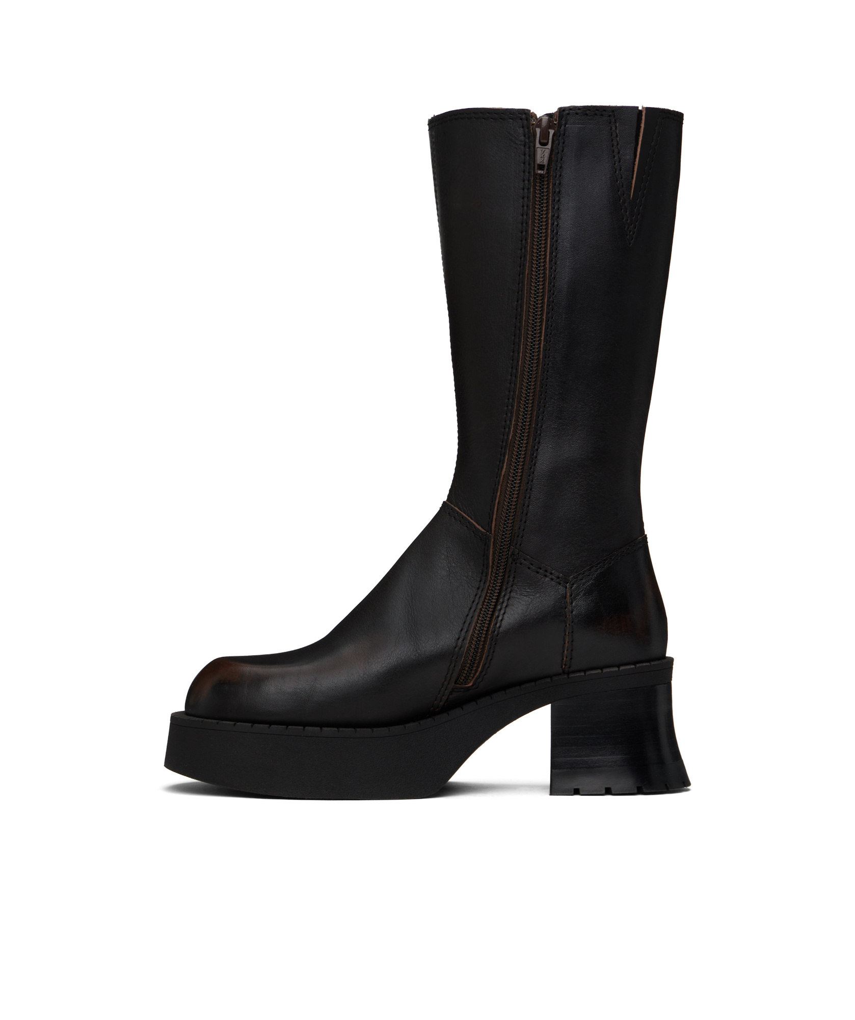 Miista High-heeled Short Boots In Black