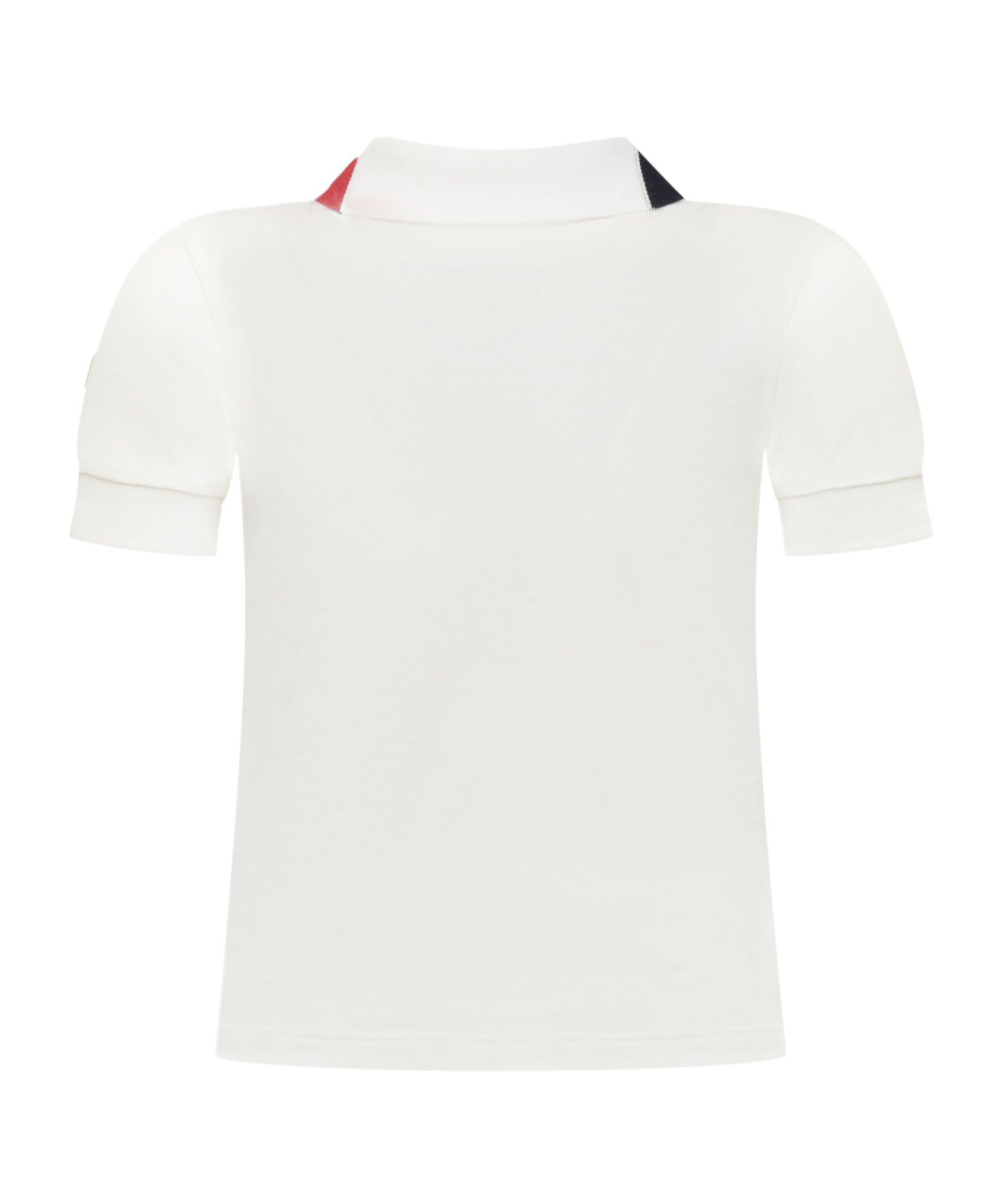 Moncler Short-sleeved Polo Shirt In White