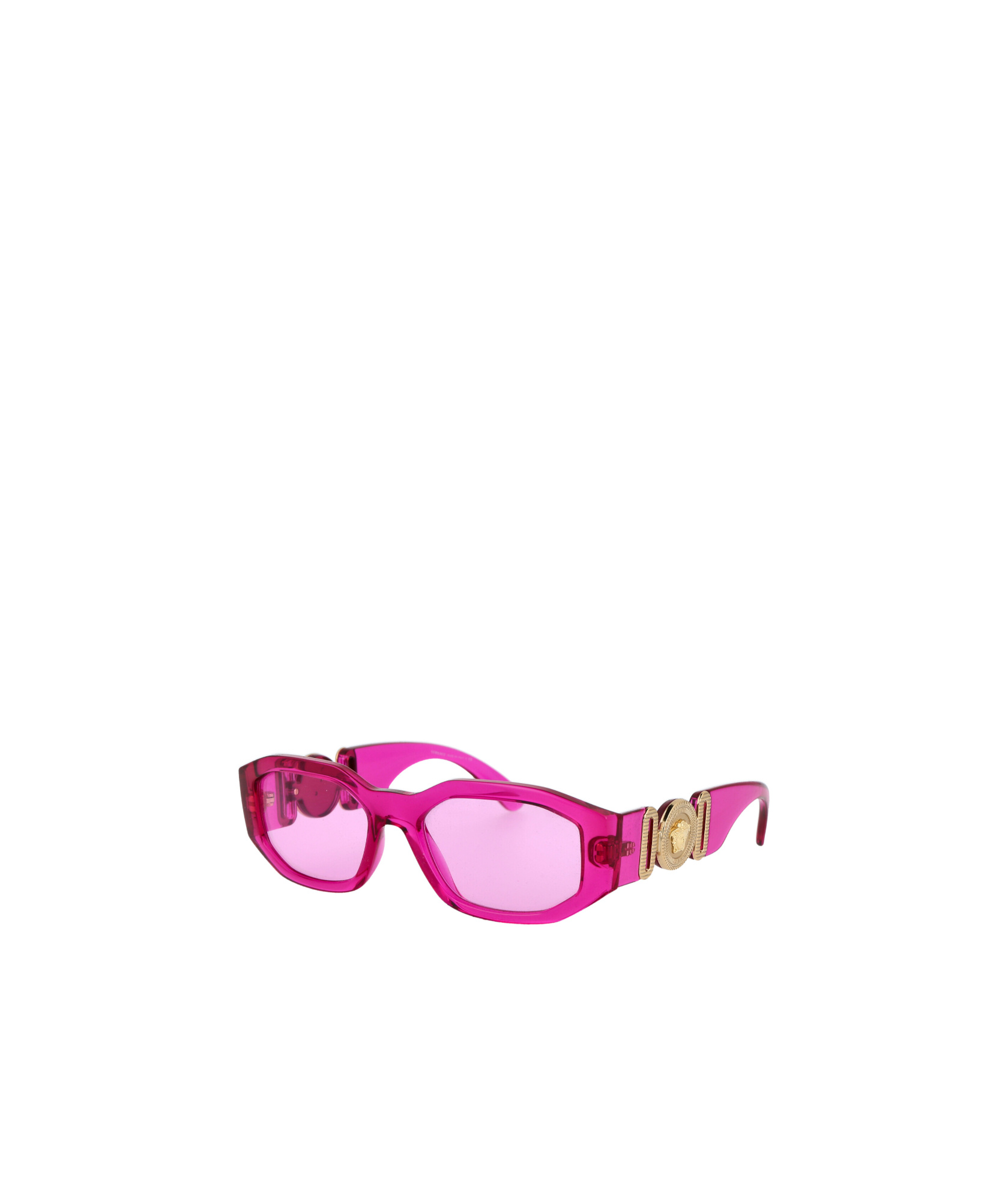 Versace Medusa Biggie Rectangle-frame In Pink