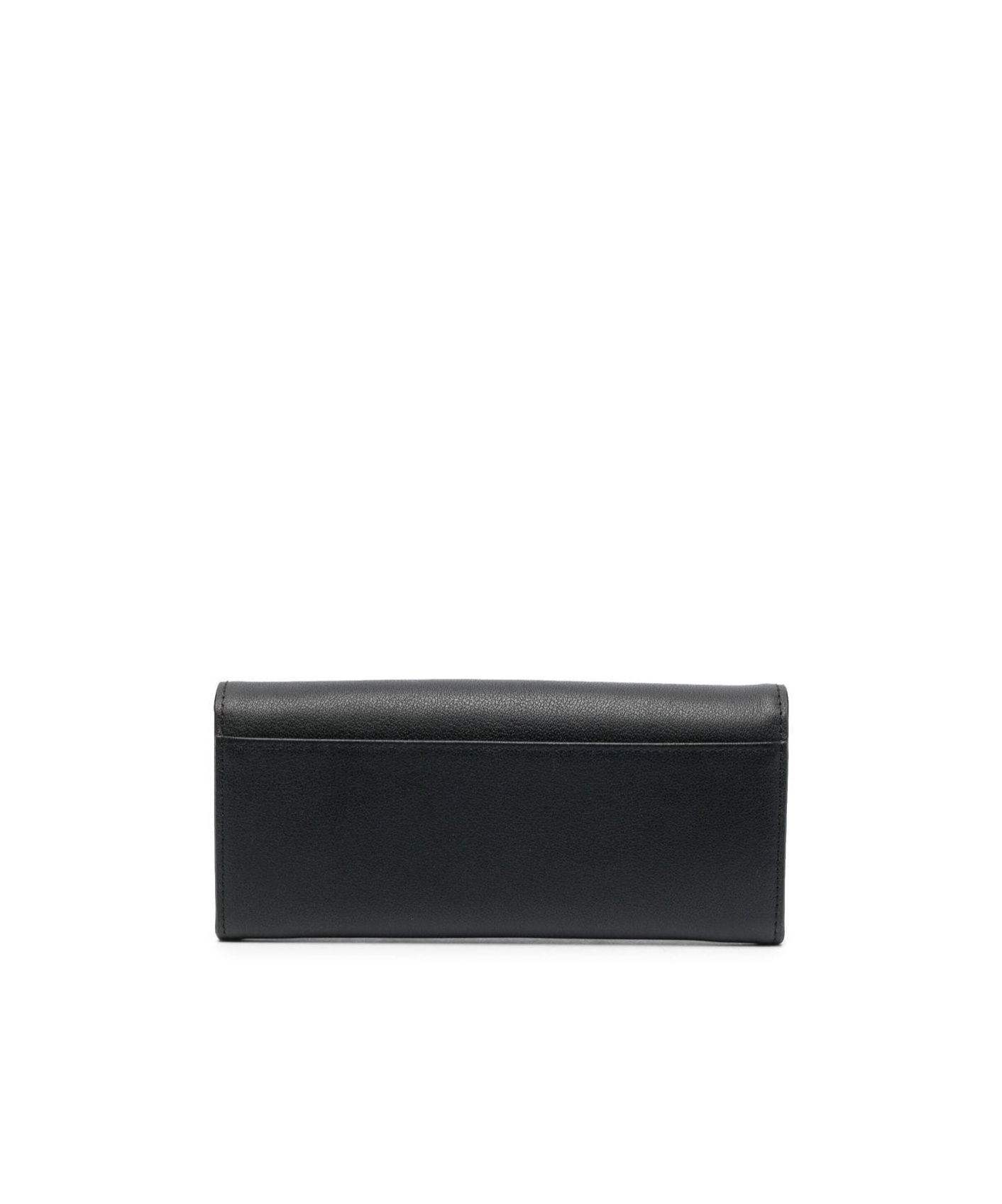 Karl Lagerfeld K/signature Logo-plaque Wallet In Black