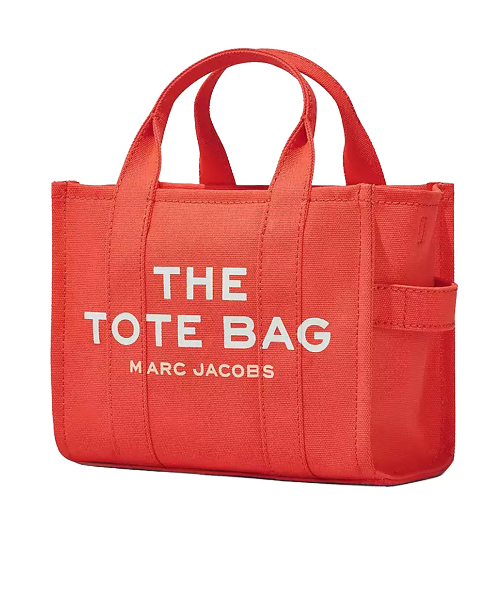 Marc Jacobs The Medium Cotton Tote Bag In Red