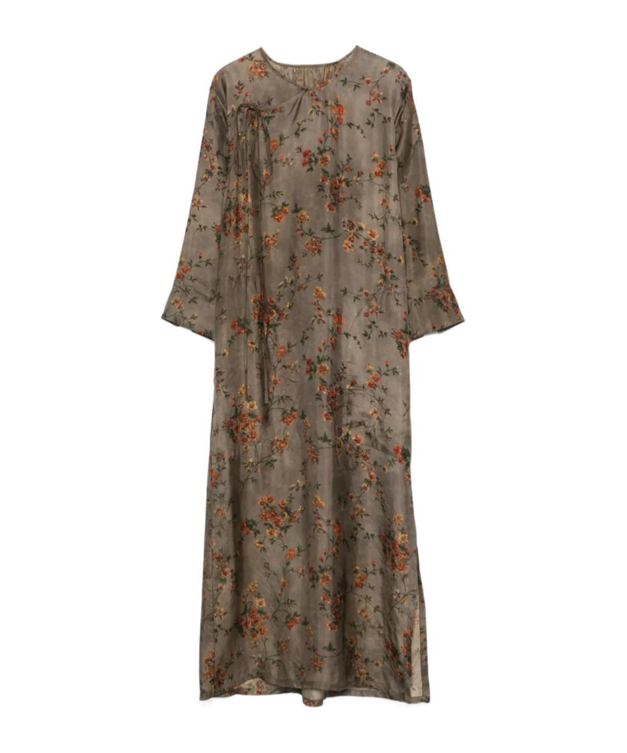 Uma Wang Agina Midi Dress In Brown