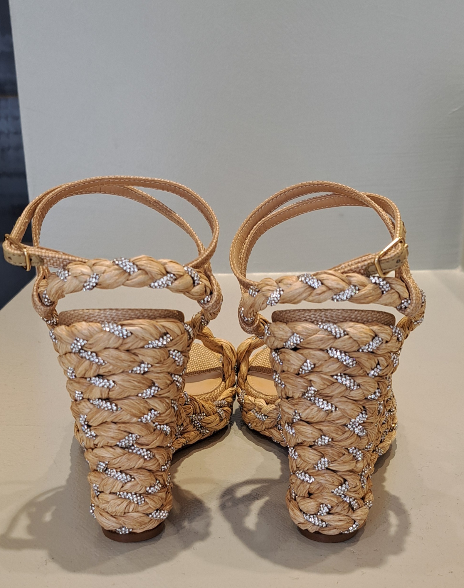 Aquazzura Costiera 120mm Wedge Espadrilles