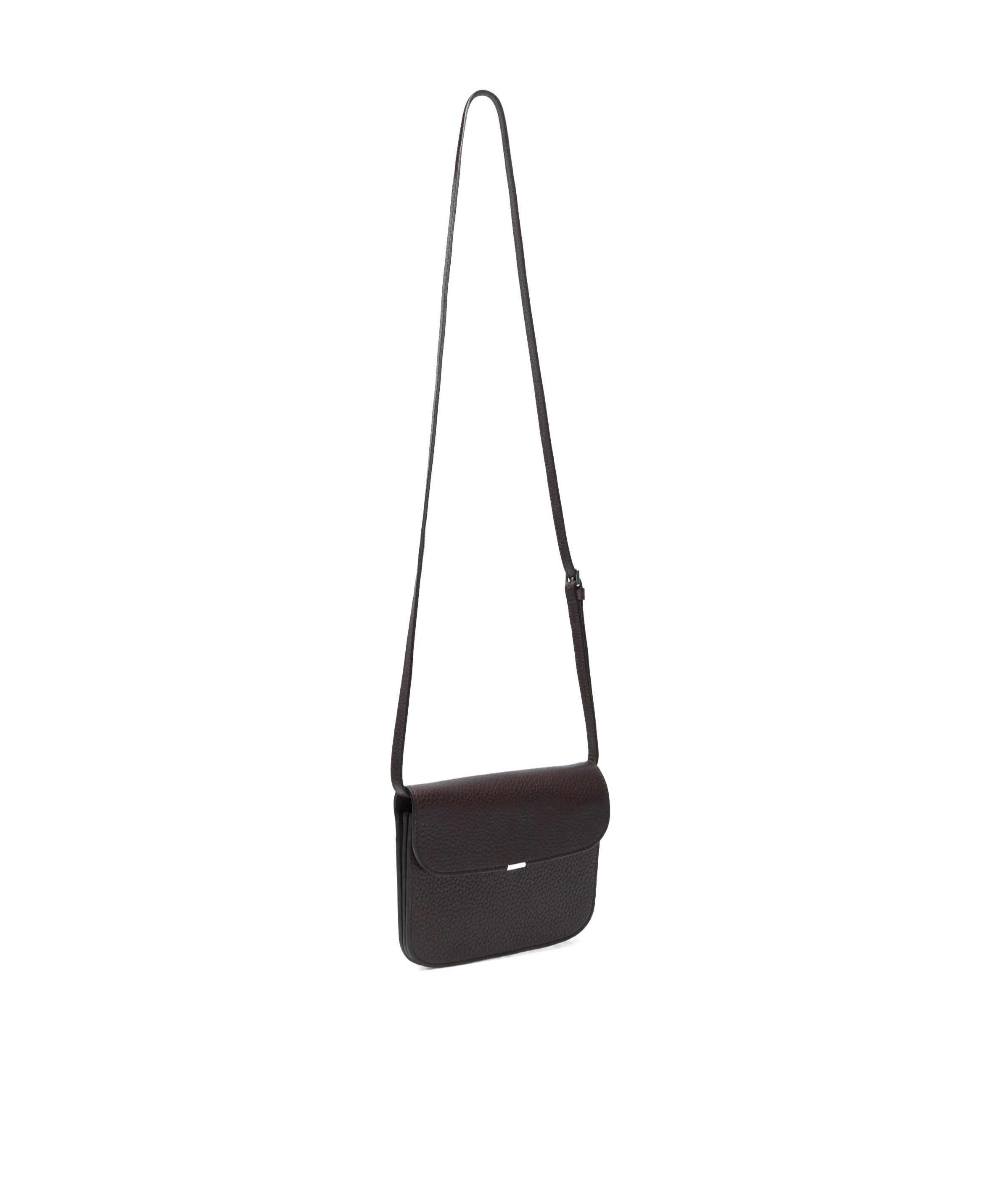 Lemaire Soft Tab Minibag In Brown