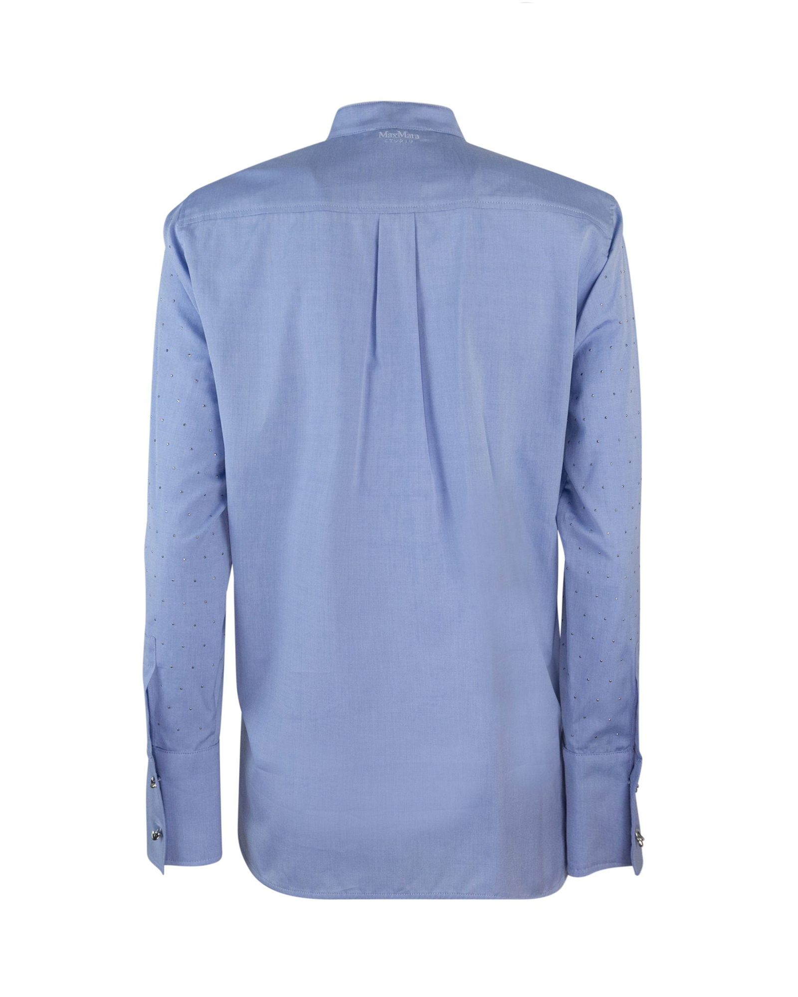 Max Mara Long Sleeve Shirt In Blue