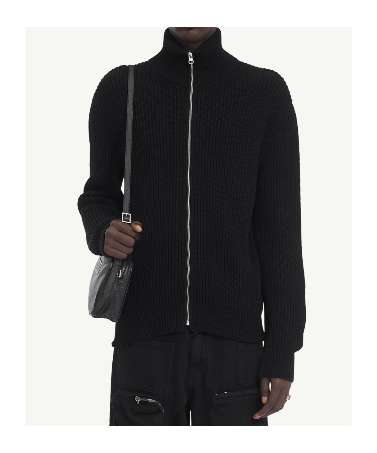 MM6 MAISON MARGIELA MM6 MAISON MARGIELA X SALOMON RIBBED KNIT SPORTS JACKET