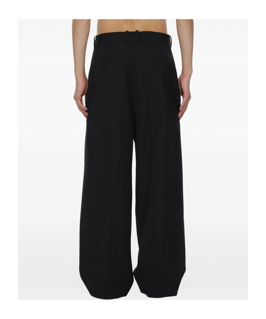 Studio Nicholson Belt Loop Casual Pants In Blue