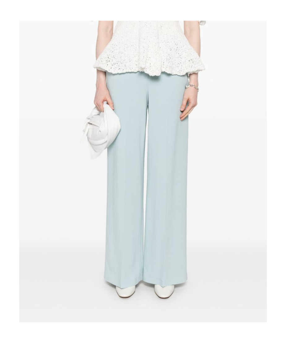 Pinko Light Blue 'pergamino' Trousers In Blue
