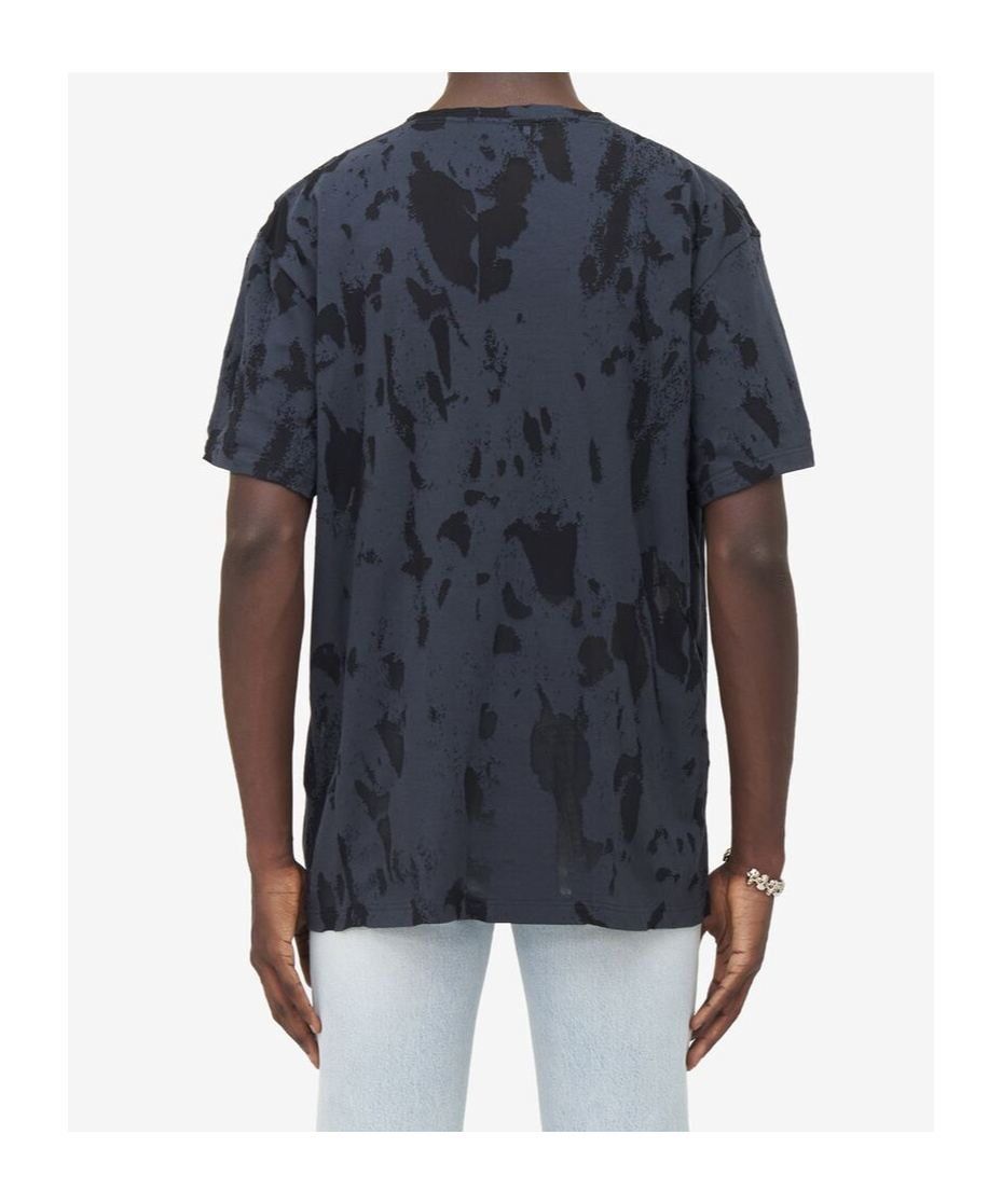 Alexander Mcqueen Skull Embroidered Tie-dye T-shirt