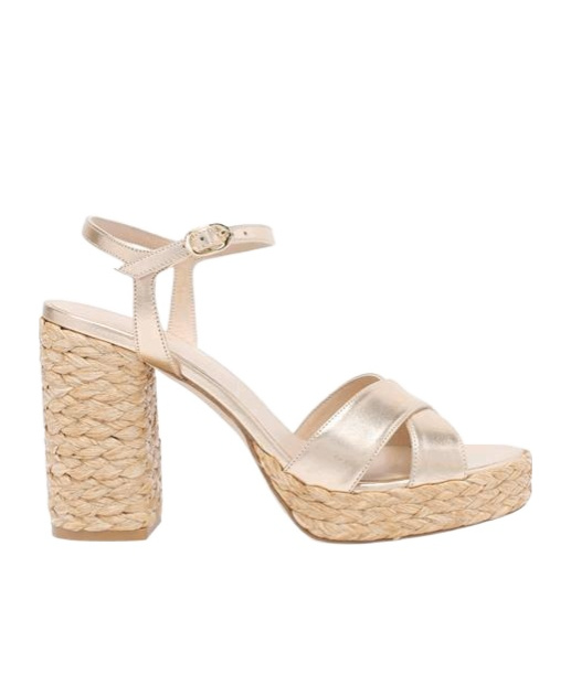 STUART WEITZMAN CHUNKY HIGH HEEL SANDALS