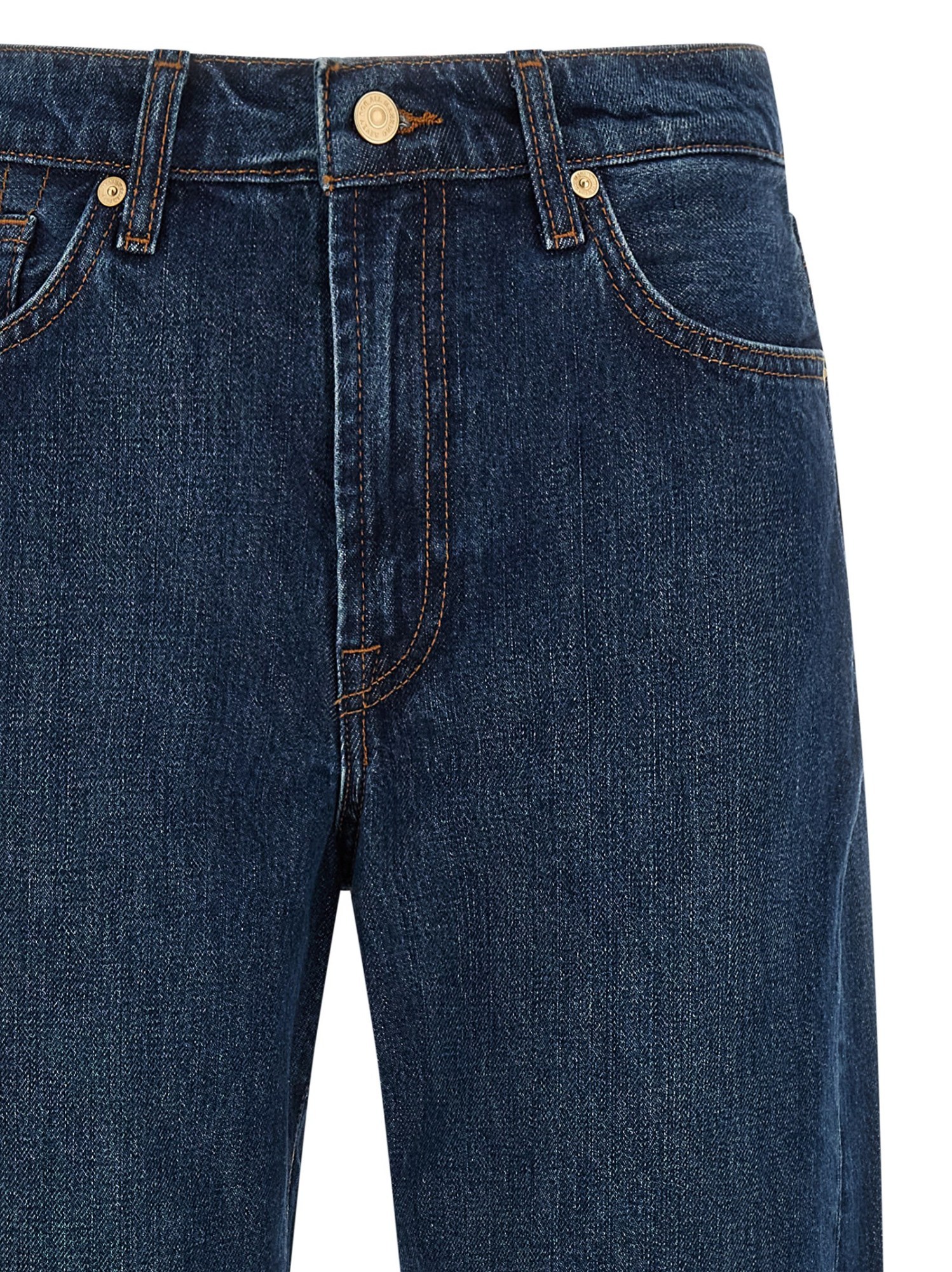 7 For All Mankind Wide Leg High Waist Jeans In Blue