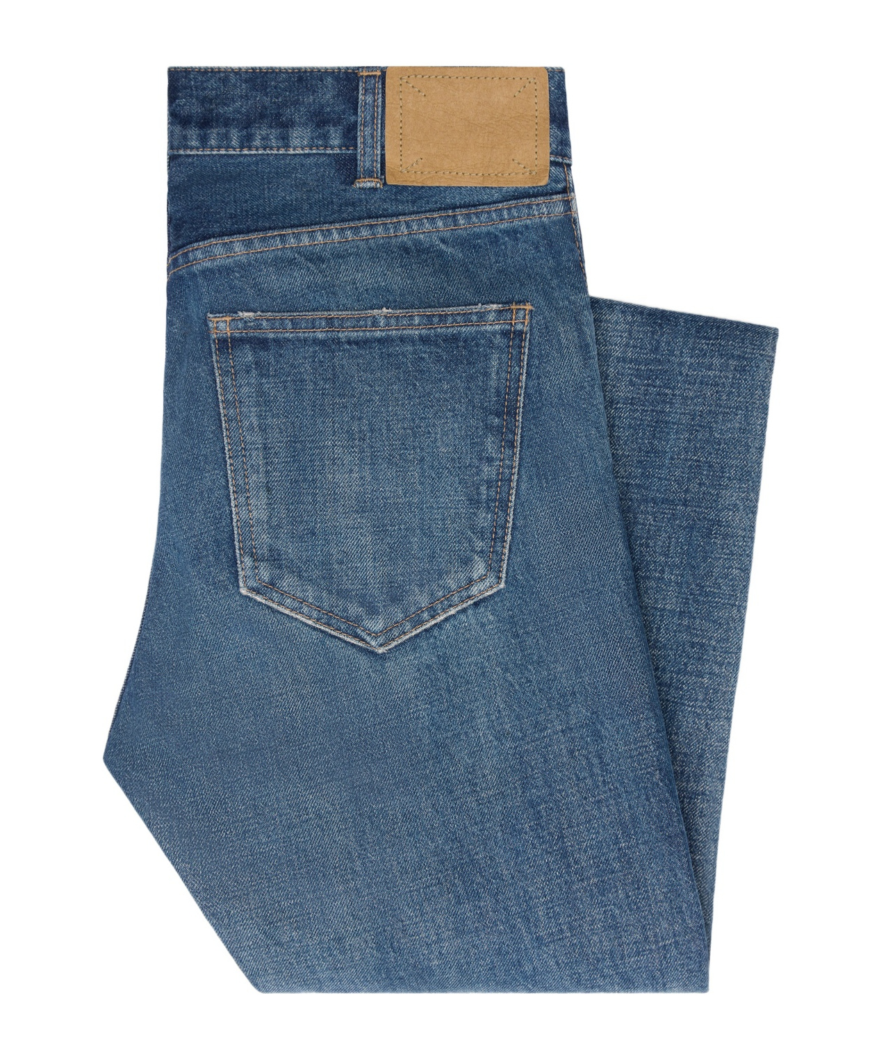 CELINE MARCO JEANS IN DARK UNION WASH DENIM