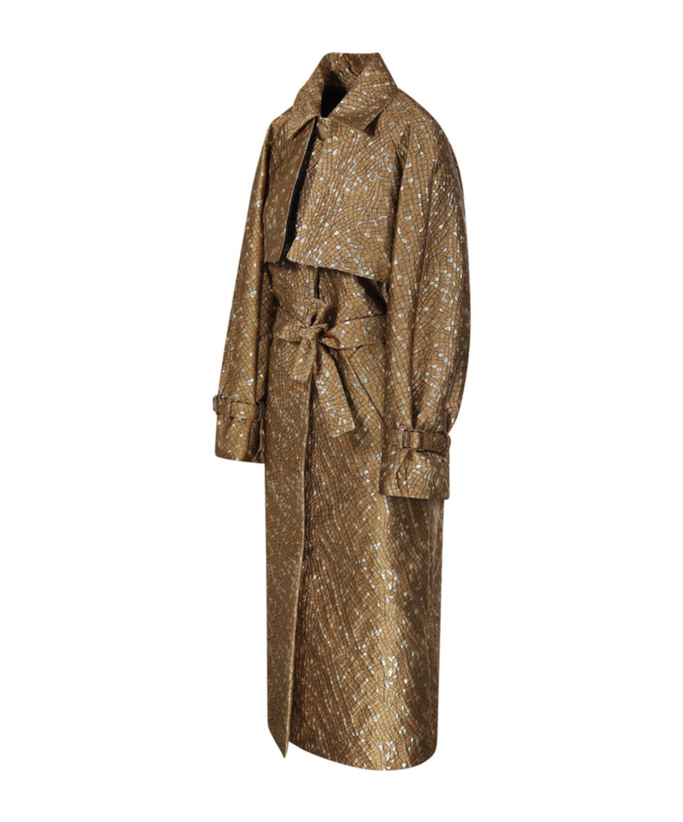 Max Mara Long-sleeved Coat In Brown