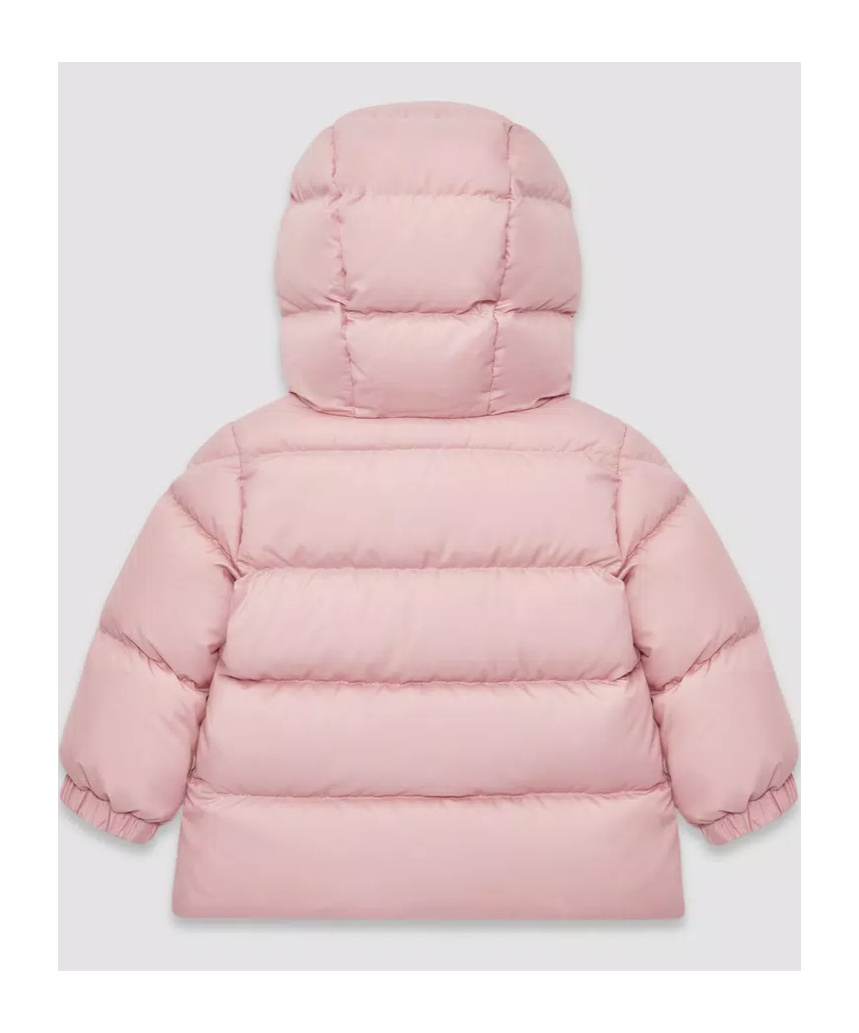 Moncler Sharon Hooded Down Jacket Pink In Pink