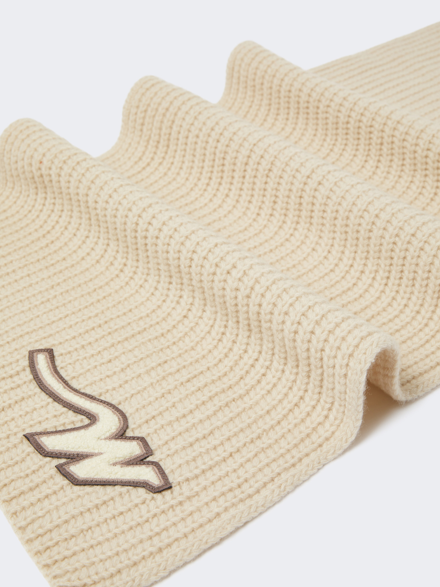 Weekend Max Mara Wool Scarf In Brown