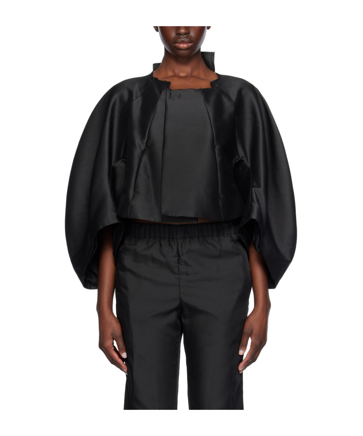COMME DES GARÇONS ASYMMETRIC CROP TOP