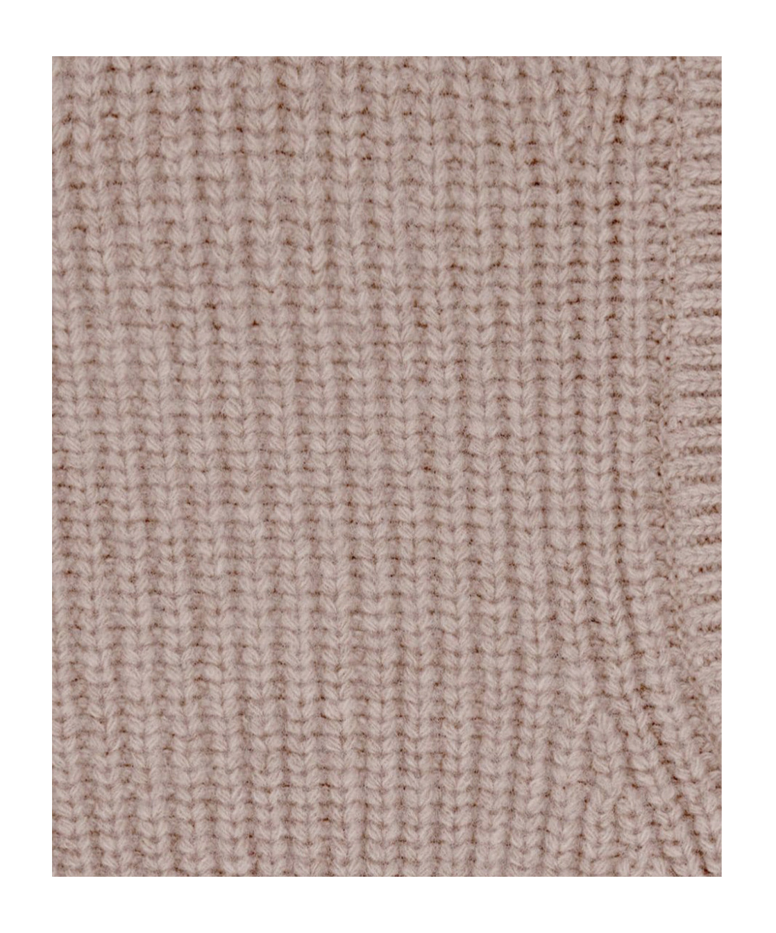 Lemaire Ribbed-knit Lambs Wool Balaclava In Nude