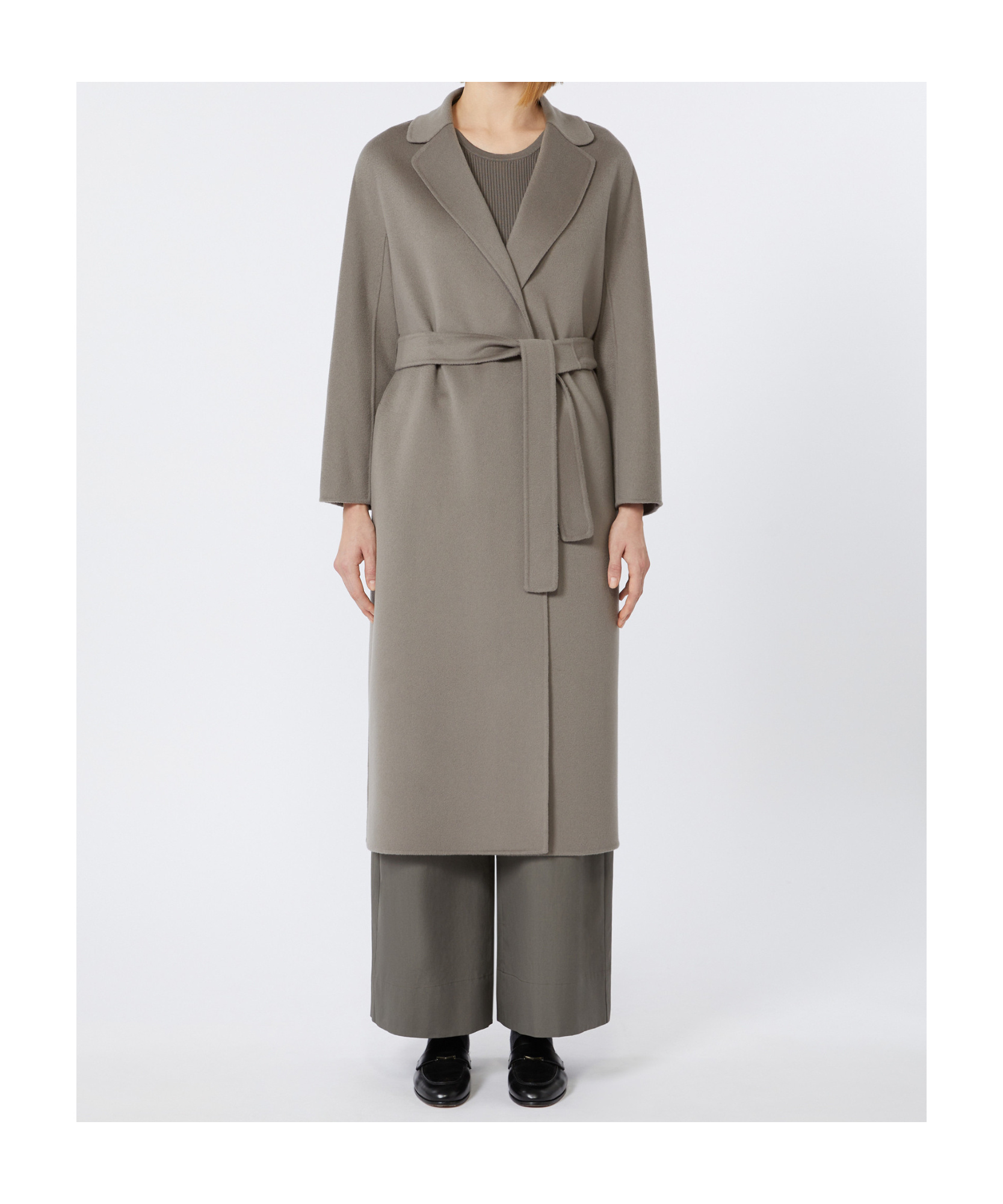Max Mara Wool Broadcloth Midi Coat