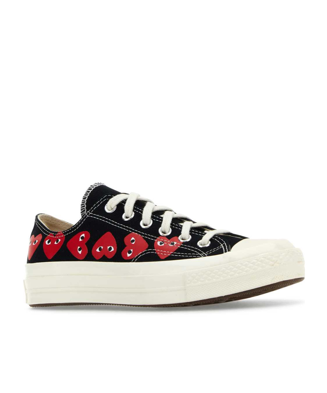 Comme Des Garçons Play X Converse Chuck 70 Multi Heart Sneakers In White