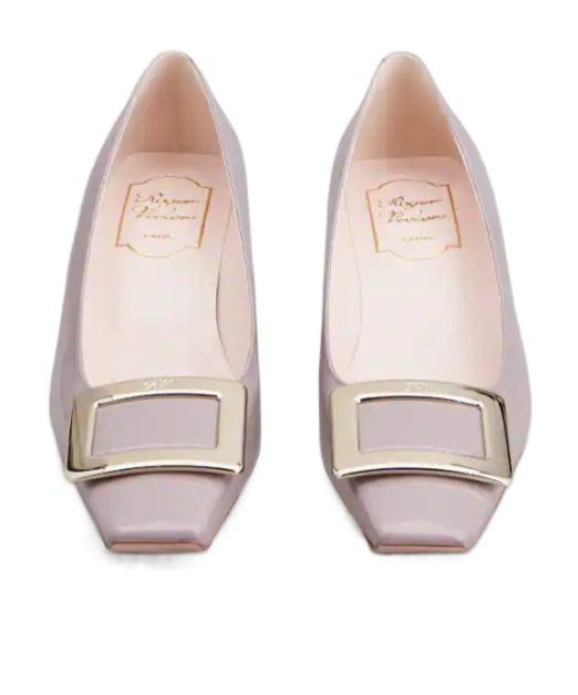 ROGER VIVIER BELLE VIVIER PUMPS IN PATENT LEATHER 