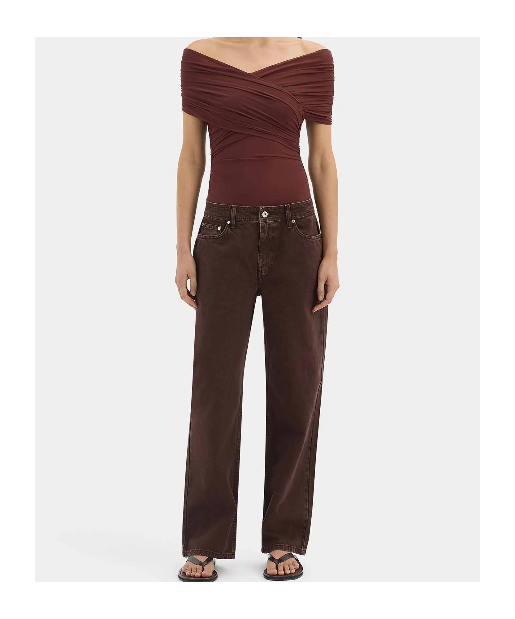 Sir Jacques Bodysuit In Burgundy