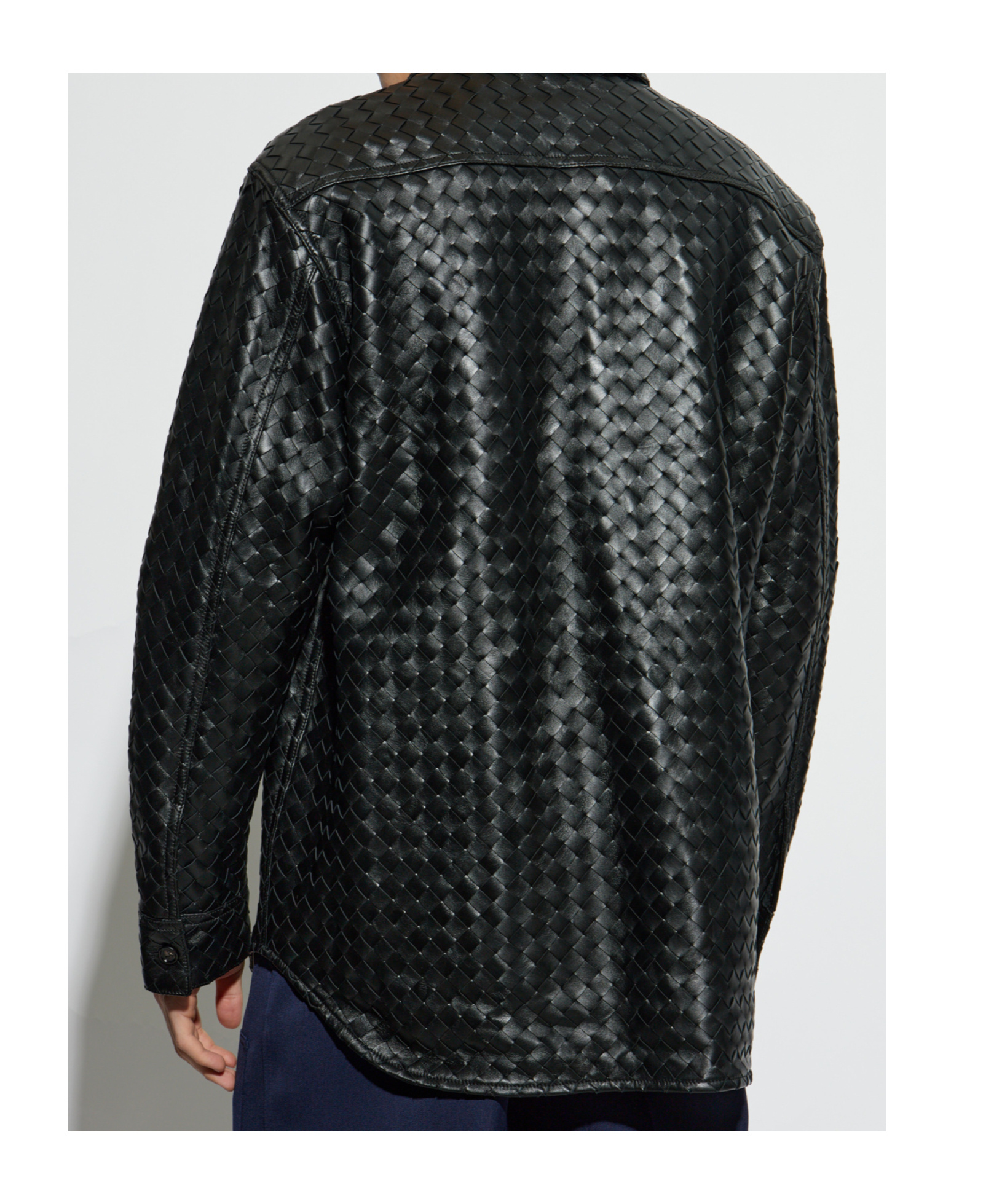 Bottega Veneta Long-sleeved Shirt In Black