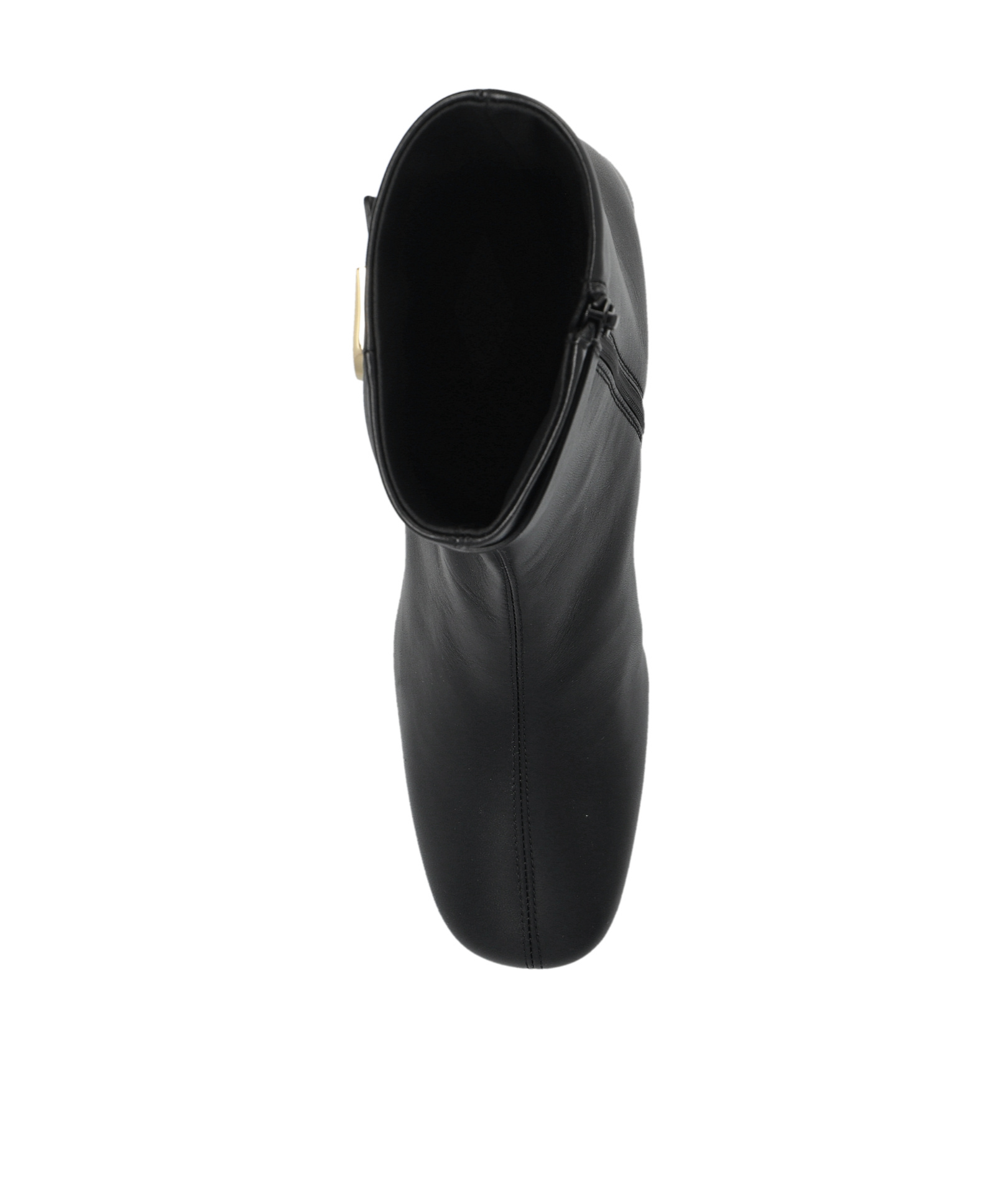 Furla Buckle-fastening Block-heel Boots In Black