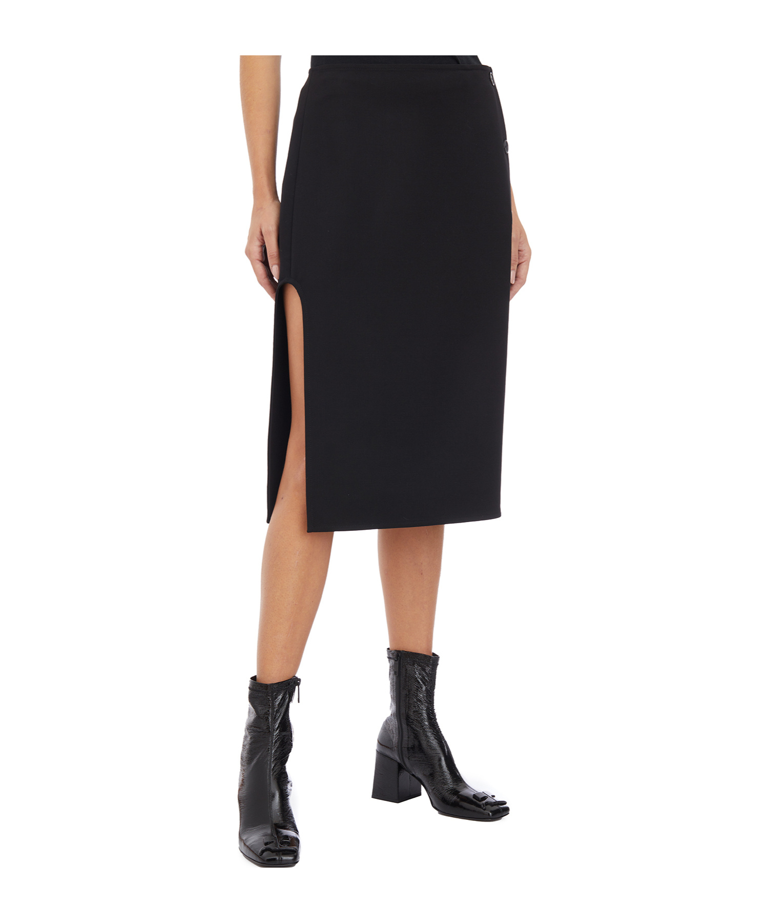 COURRÈGES BUTTON-DOWN SKIRT 