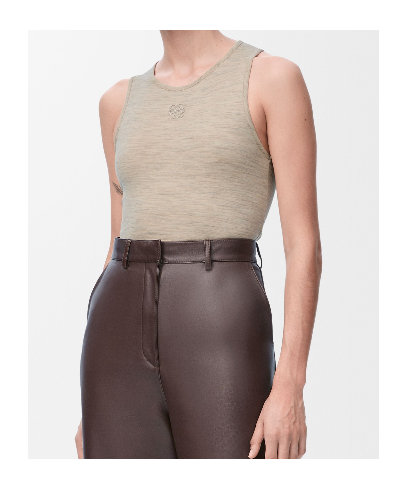 Loewe Round-neck Vest In White