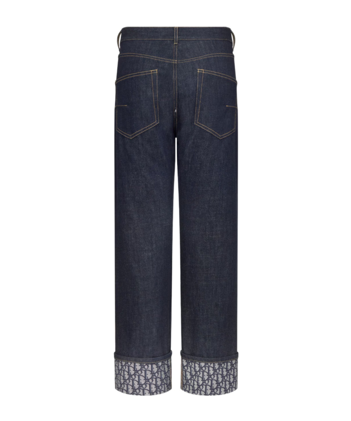 Dior Belt-loop Jeans In Blue
