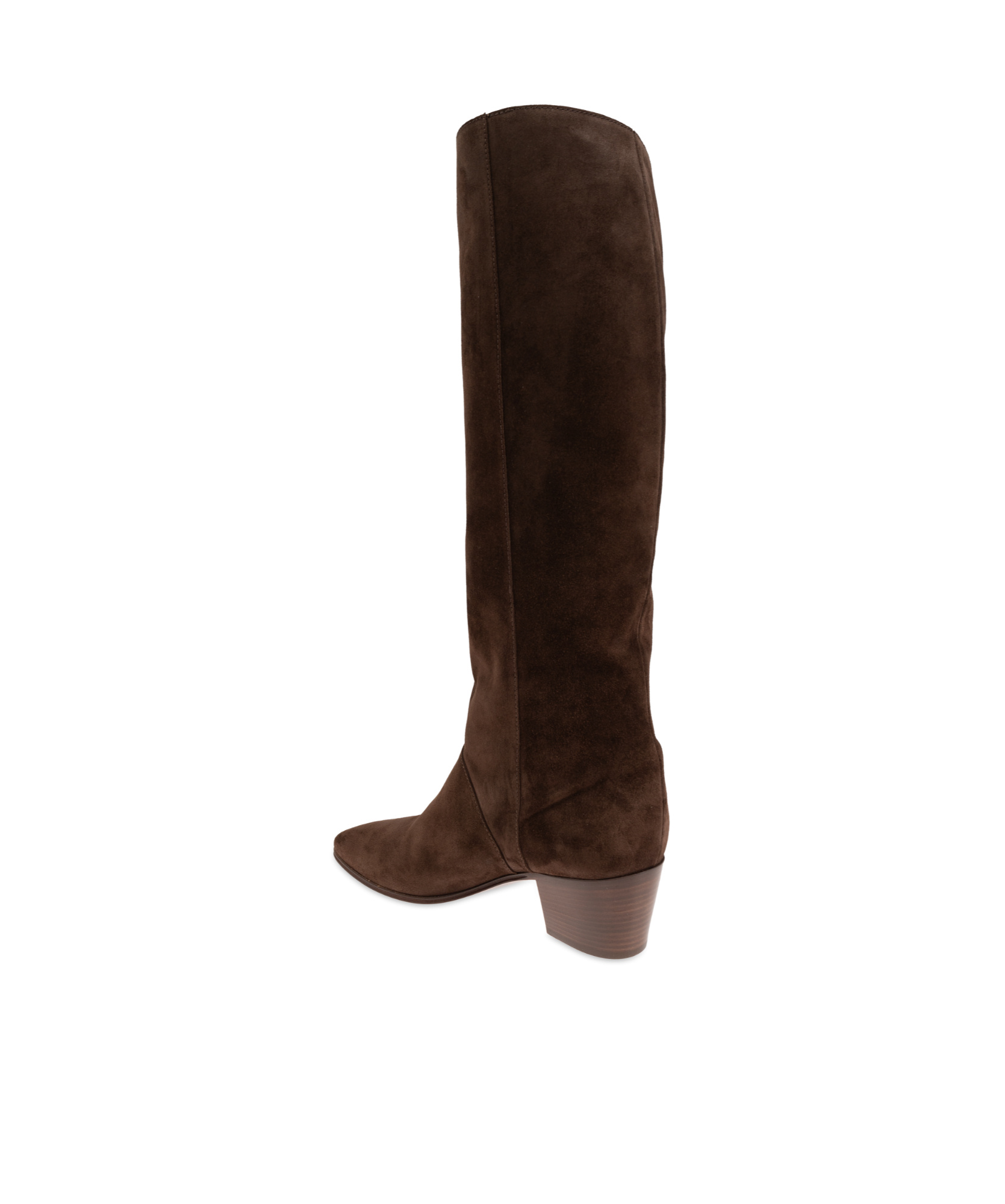 Casadei Fringed Suede Boots In Black