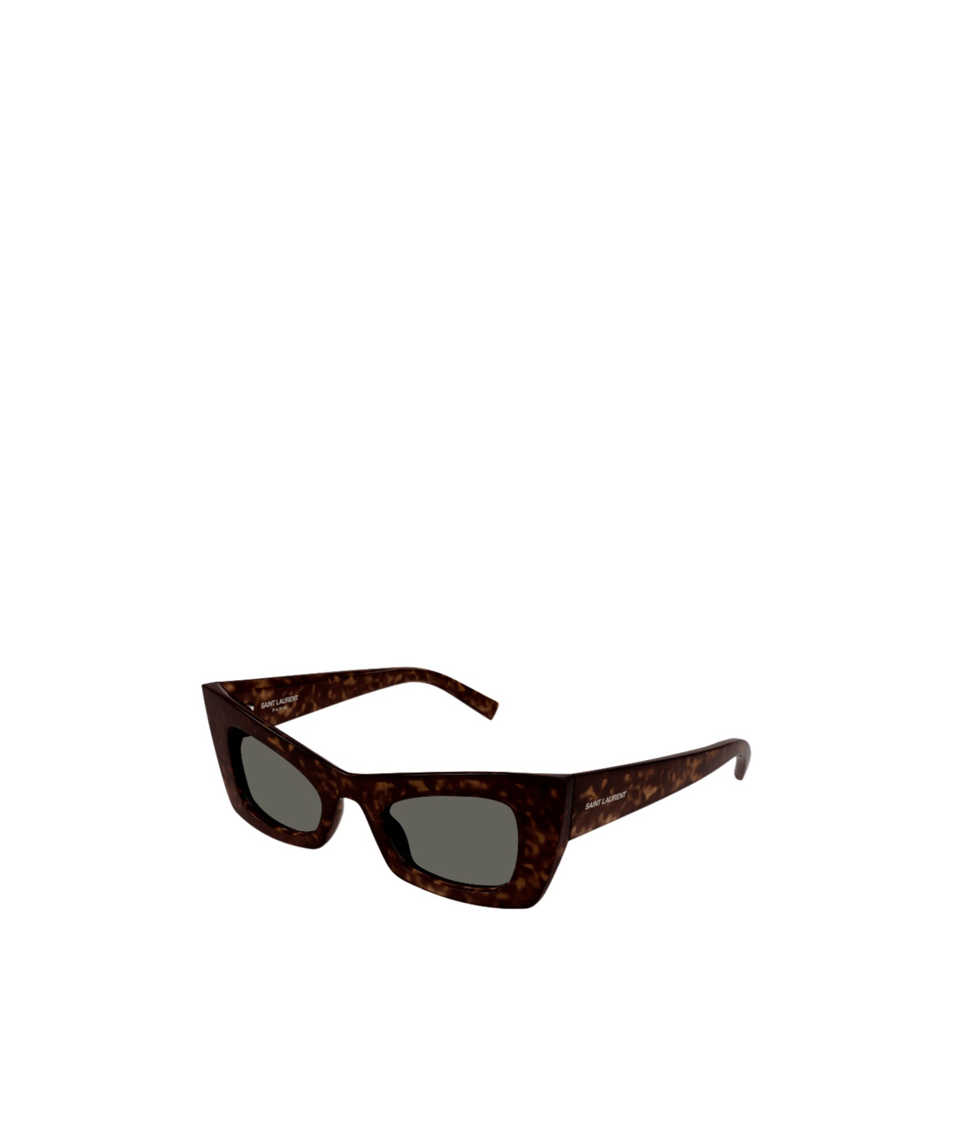 Saint Laurent Tortoiseshell Cat-eye Frame Sunglasses In Black