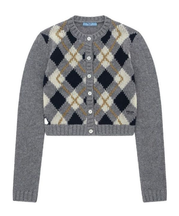 Prada Long-sleeved Sweater In Black