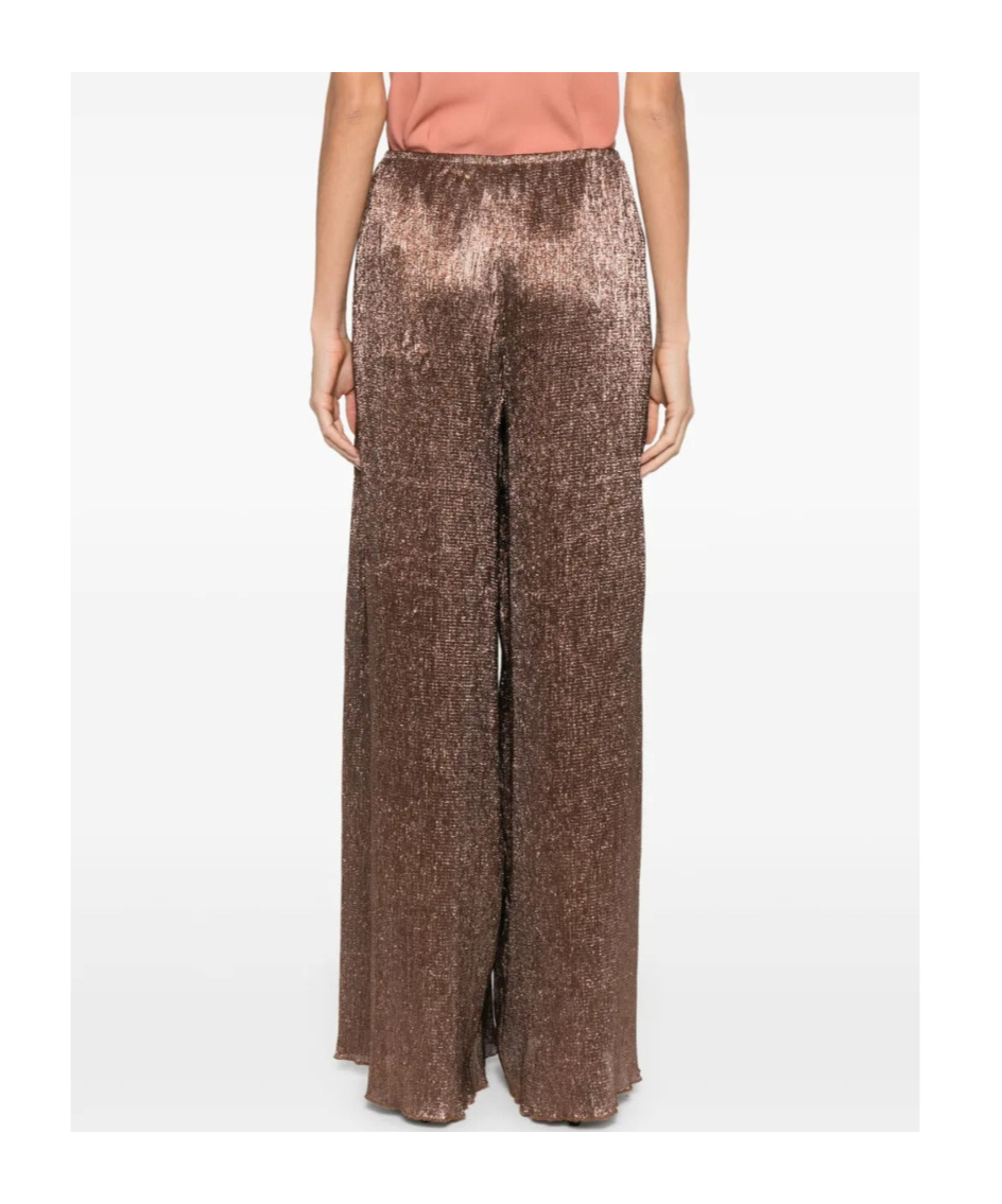 Forte Forte Elastic Waist Casual Pants In Brown