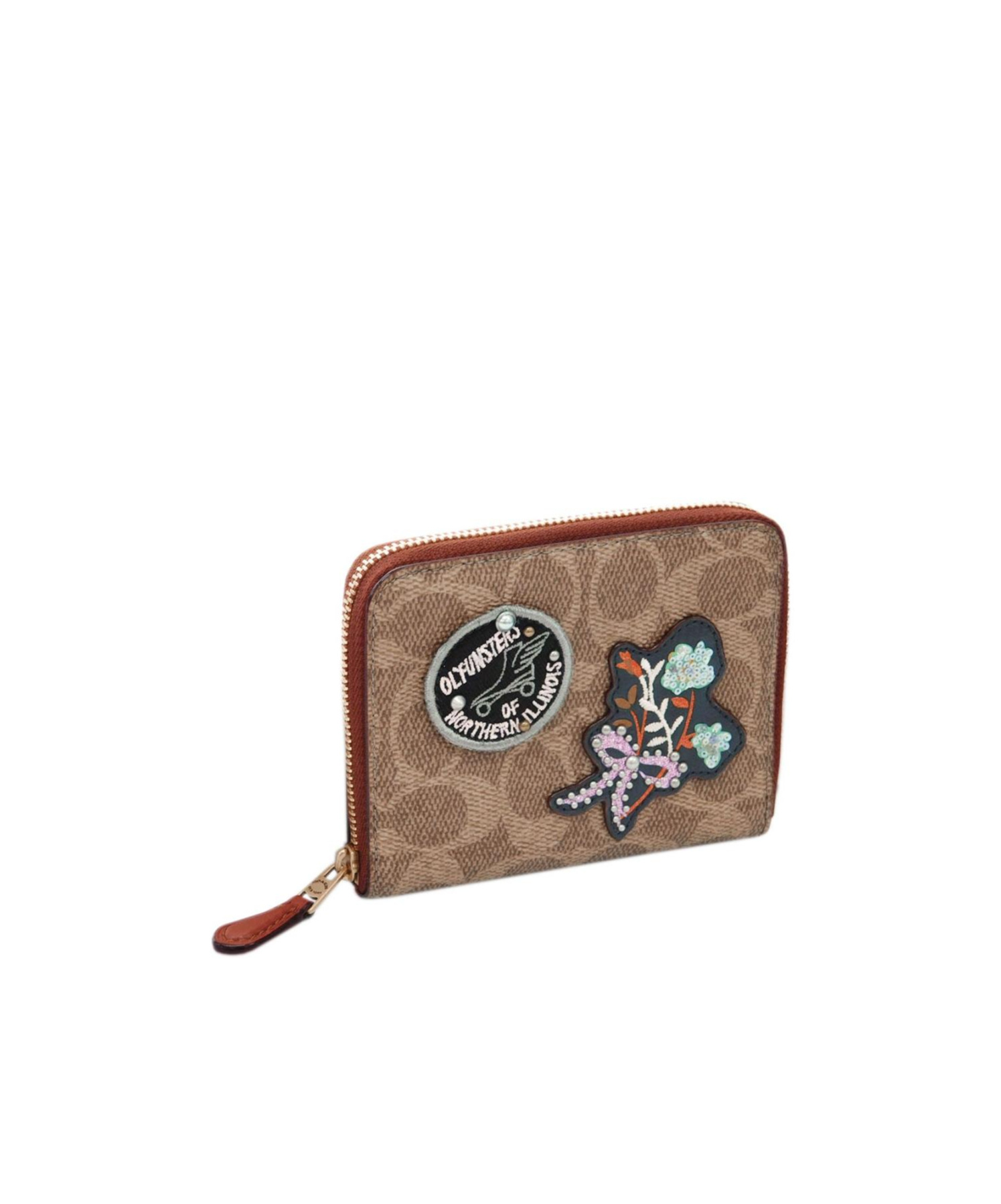 Coach Logo Wallet In Brown