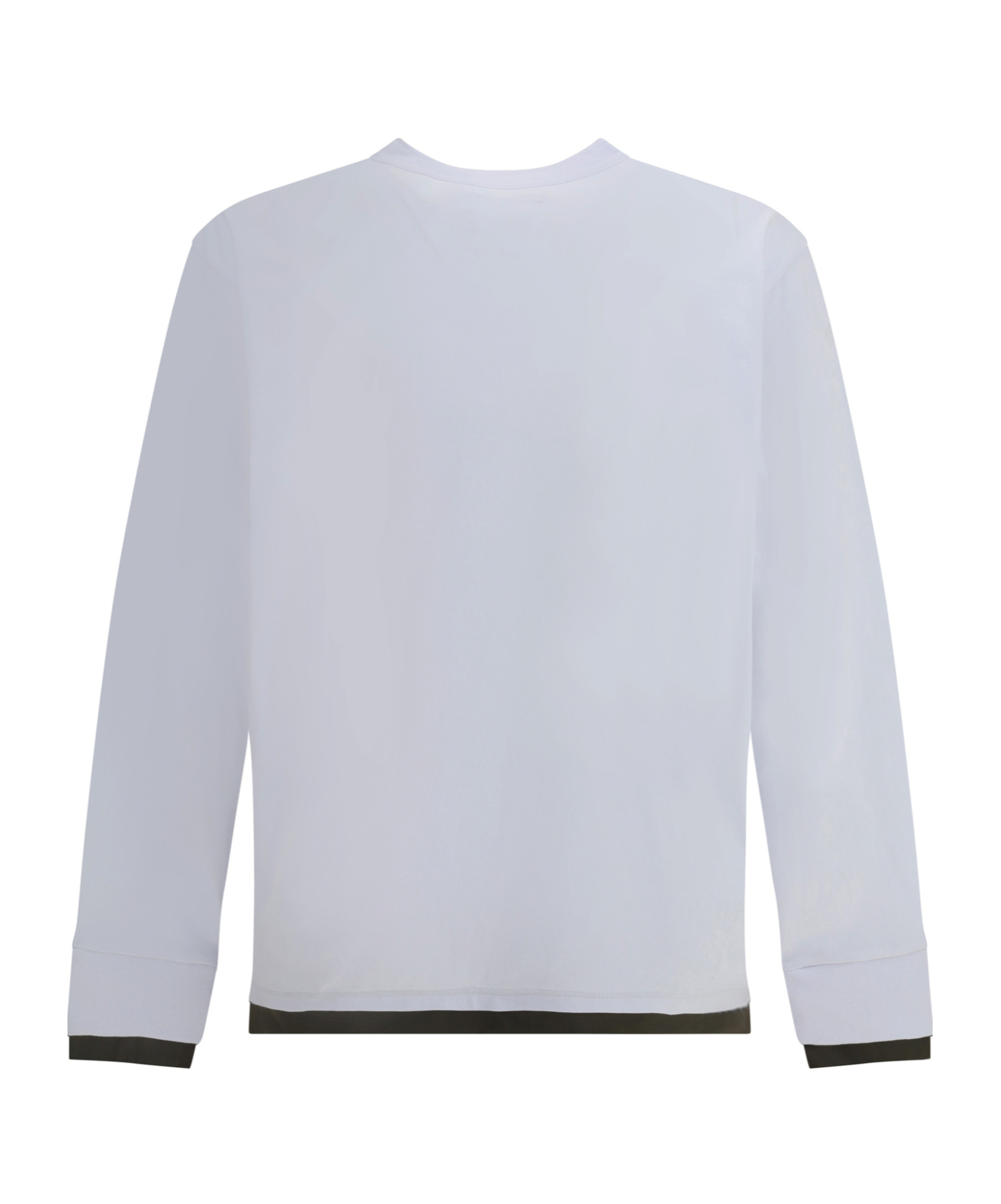 Sacai Cotton Long Sleeve Jersey In White