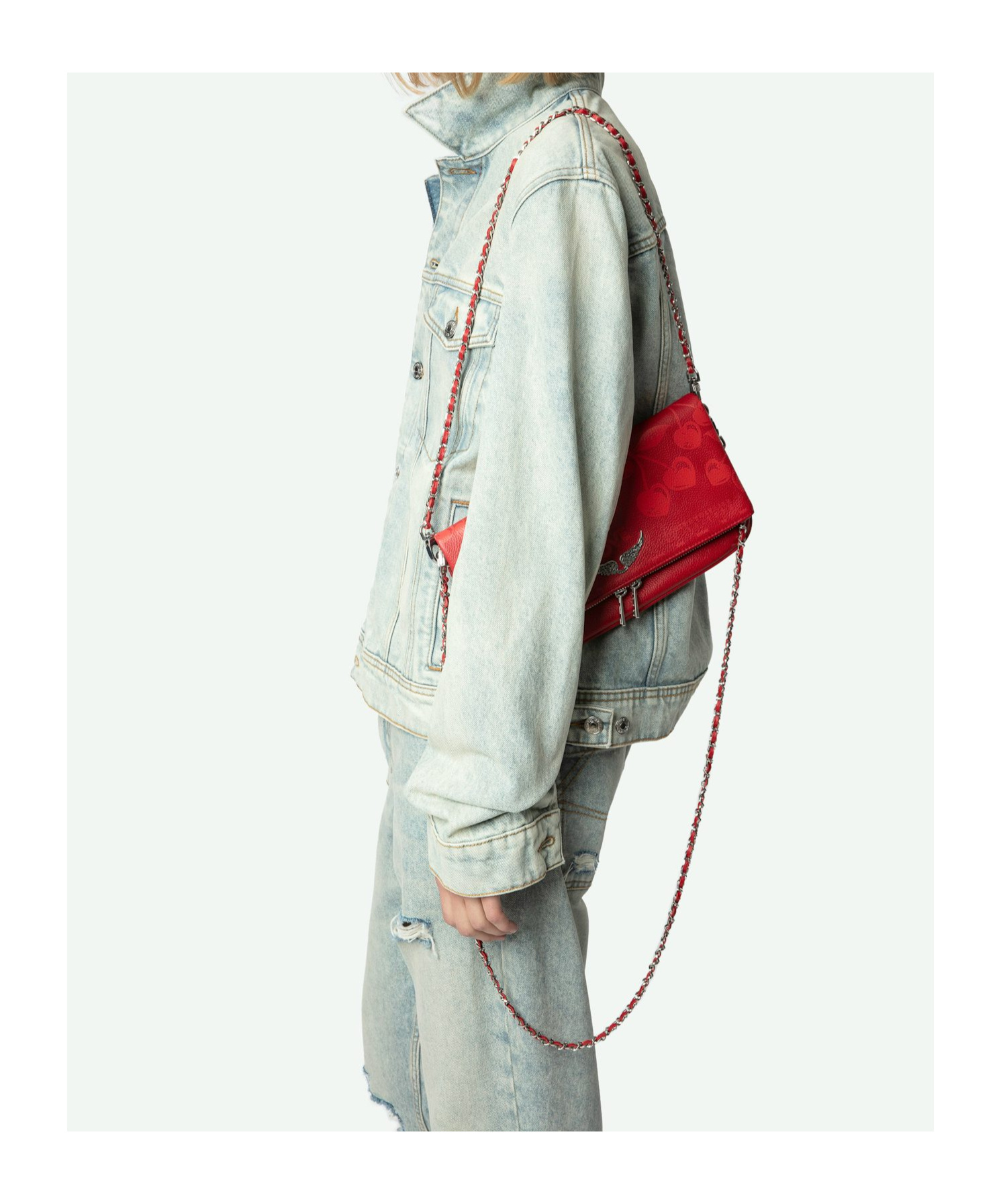 ZADIG & VOLTAIRE CHAIN SHOULDER BAG
