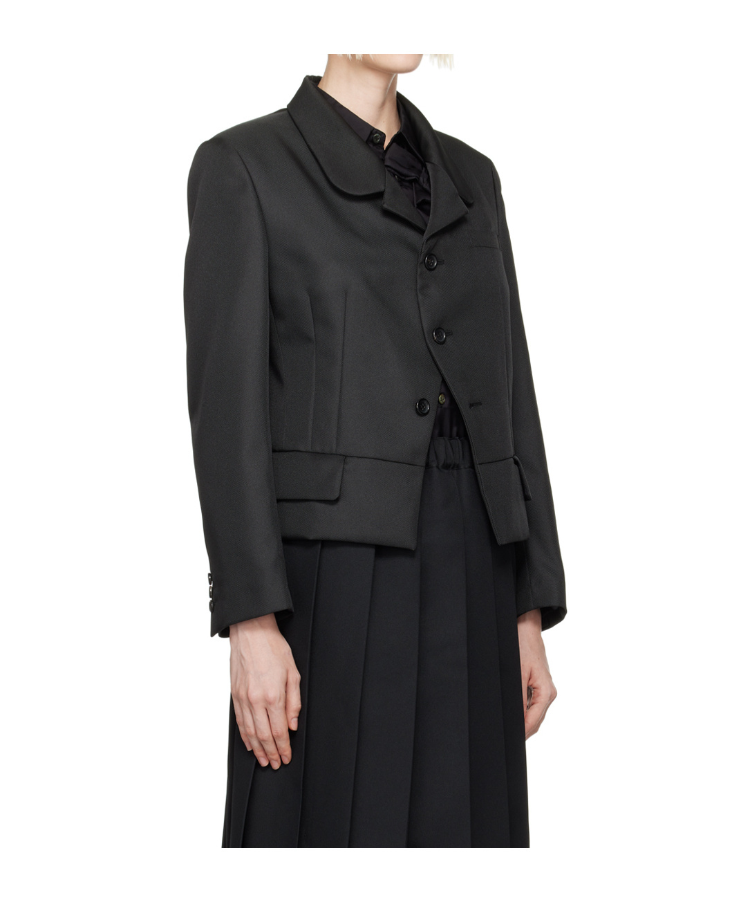 COMME DES GARÇONS NOTCHED LAPEL BLAZER 