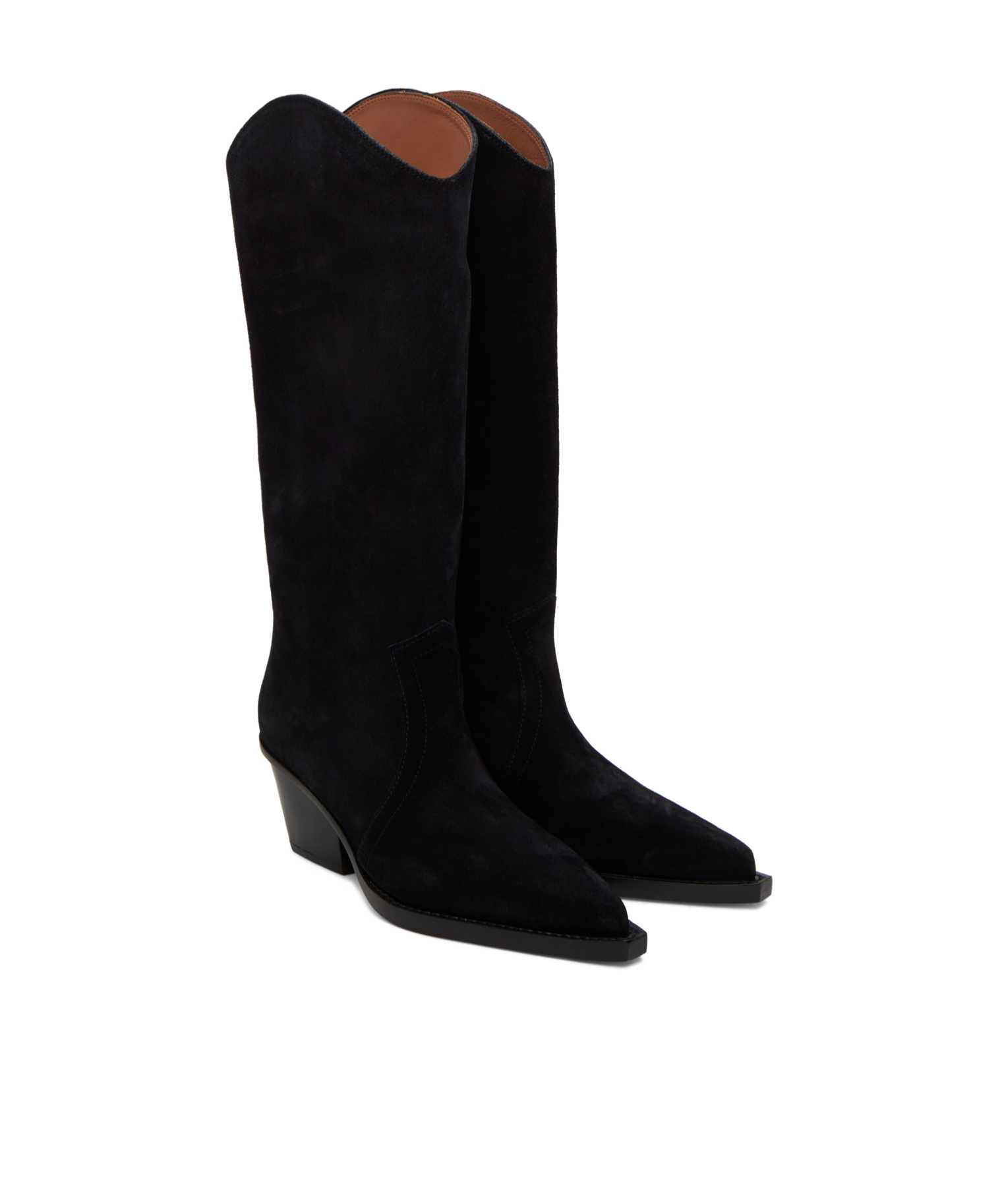 Shop Paris Texas Pointed Toe Boots In Black