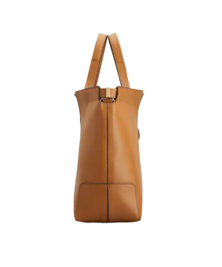 Tod's Double Handle Shoulder Bag In Brown