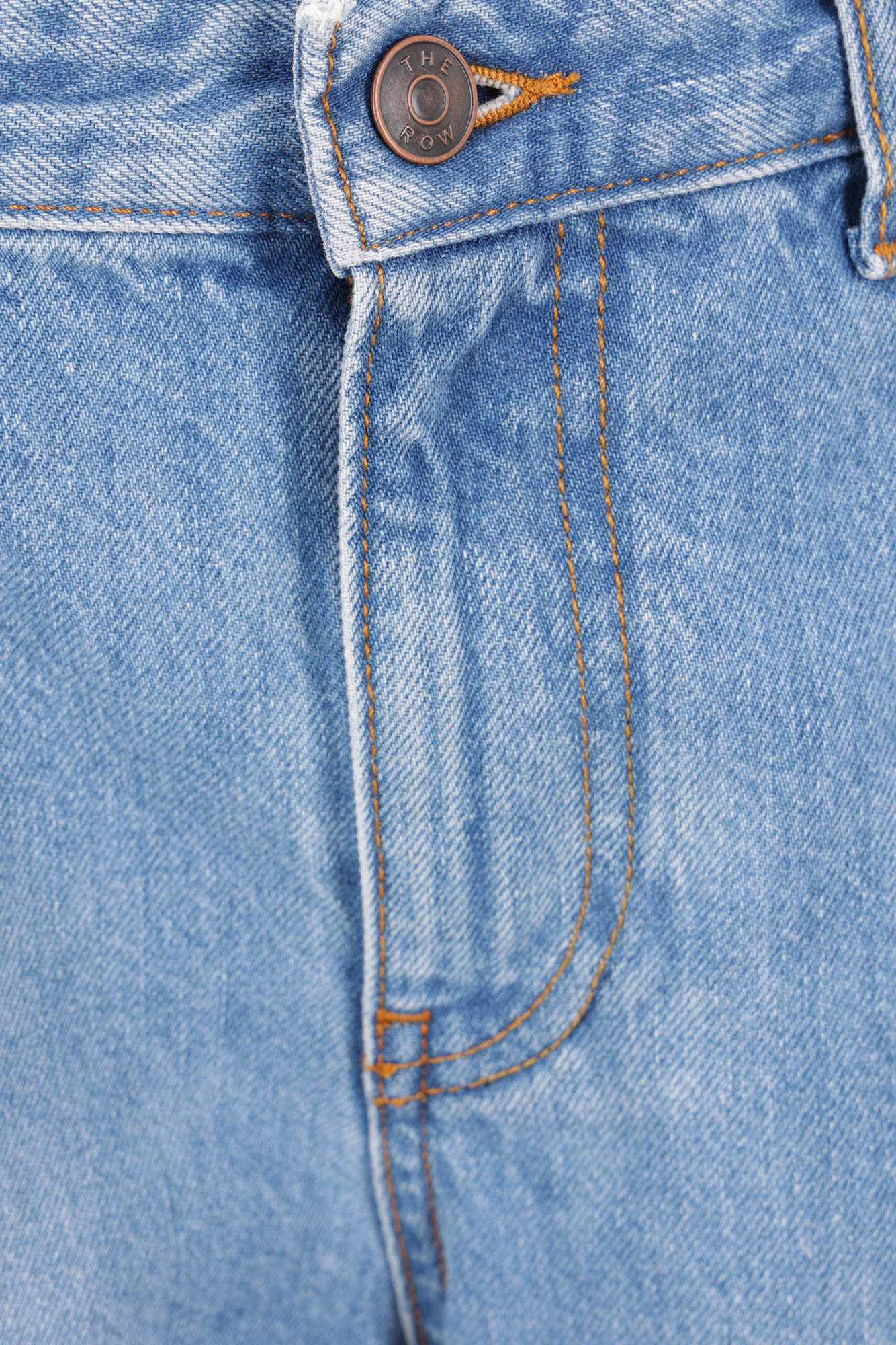 The Row Blue Cotton Denim Jeans In Blue