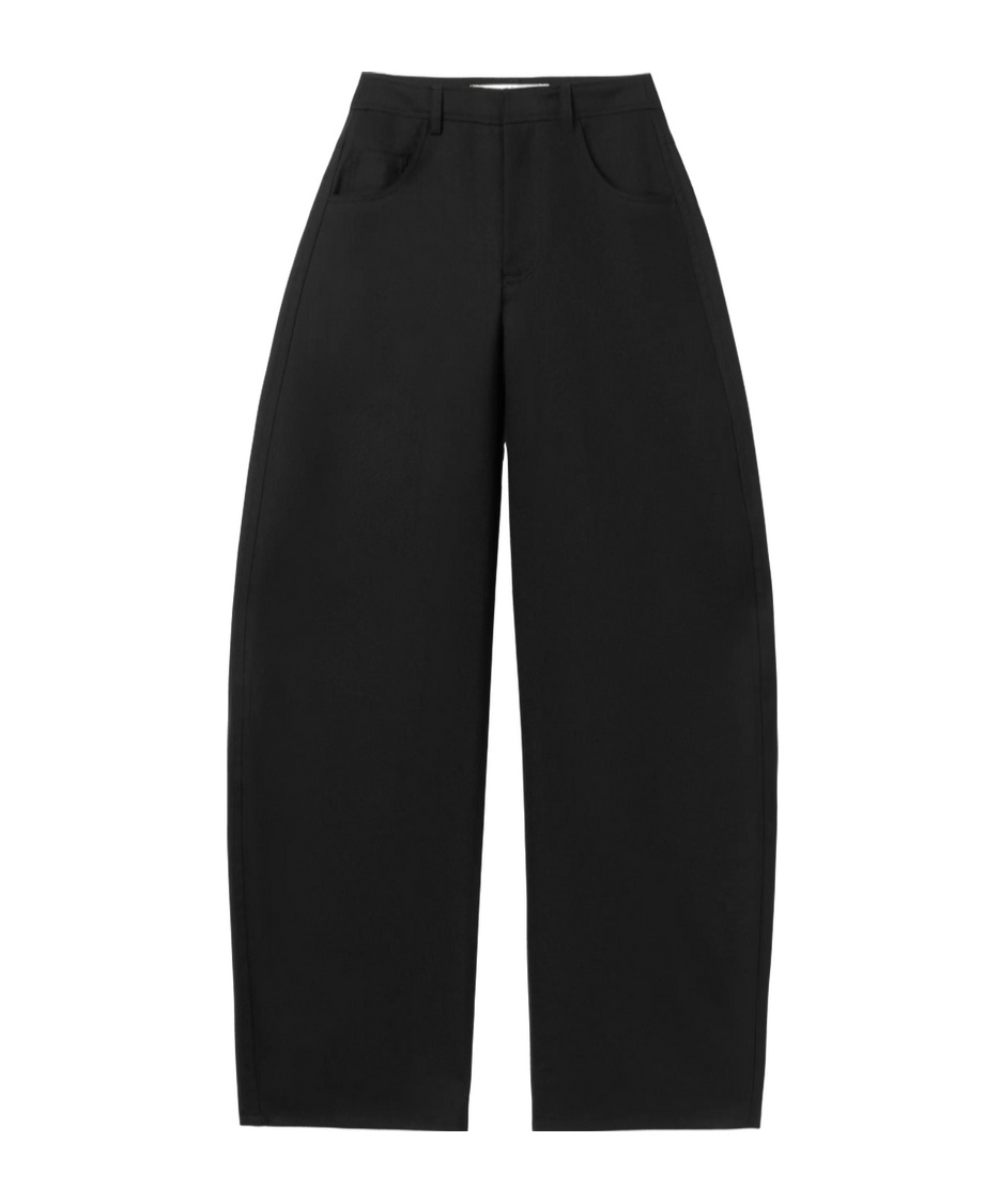 Séfr Casual Pants With Belt Loops In Black