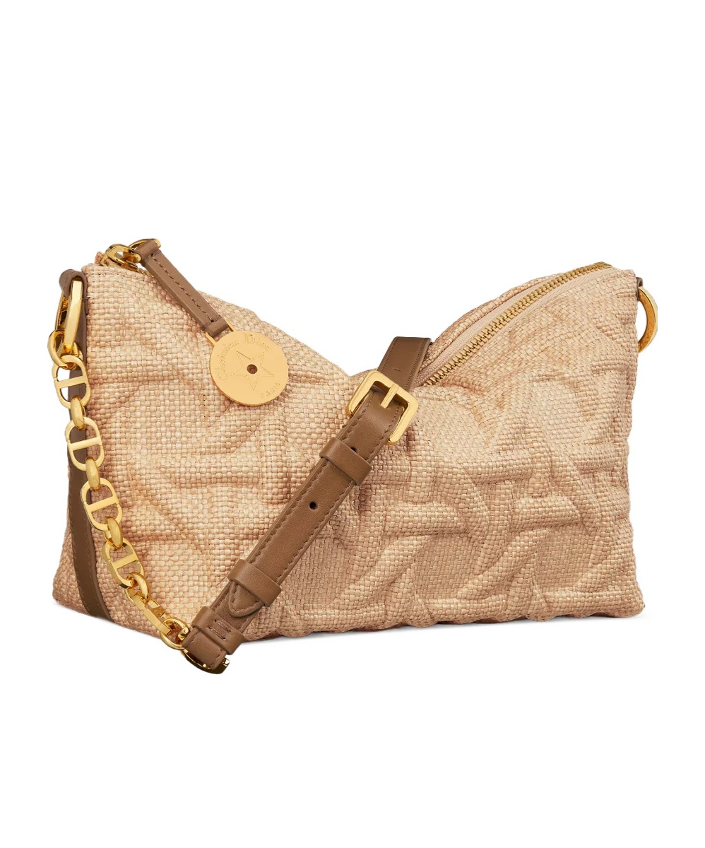 Dior Logo Shoulder Bag In Nude