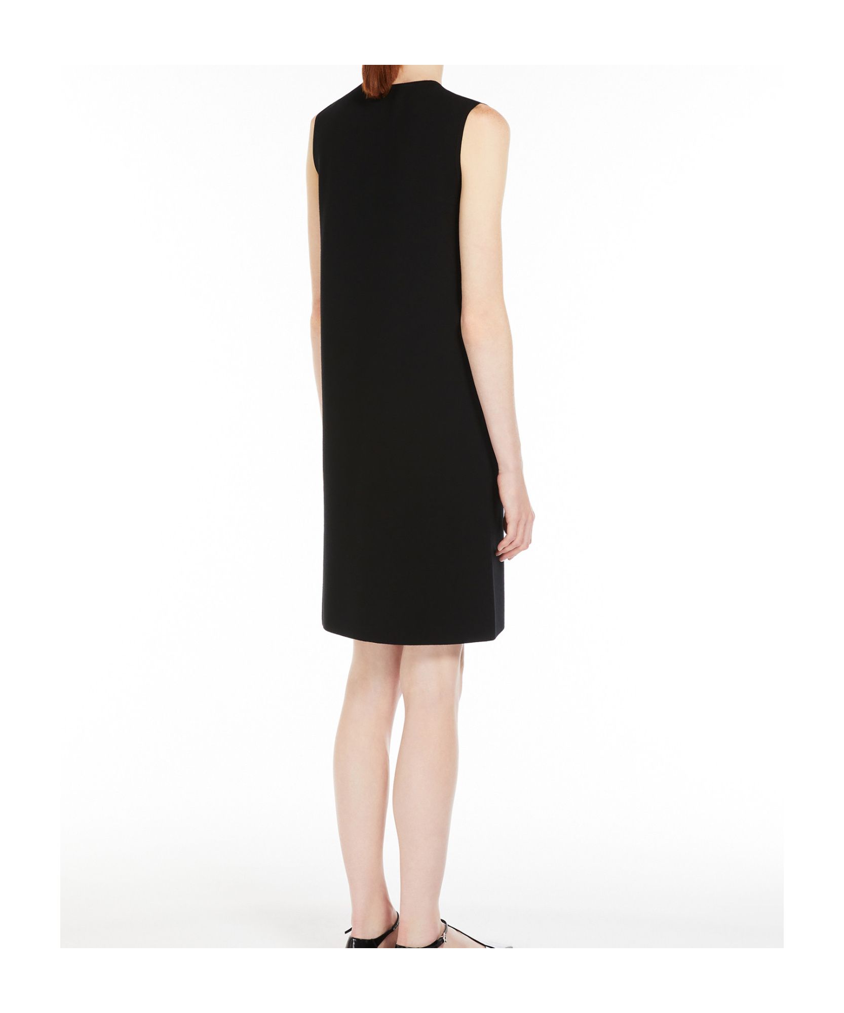 Max Mara Studio Dress Woman Black In Black