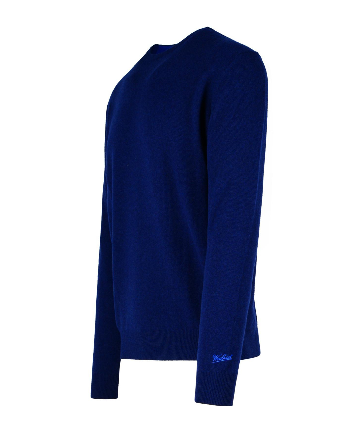 Woolrich Wool Crew-neck Sweater In Blue