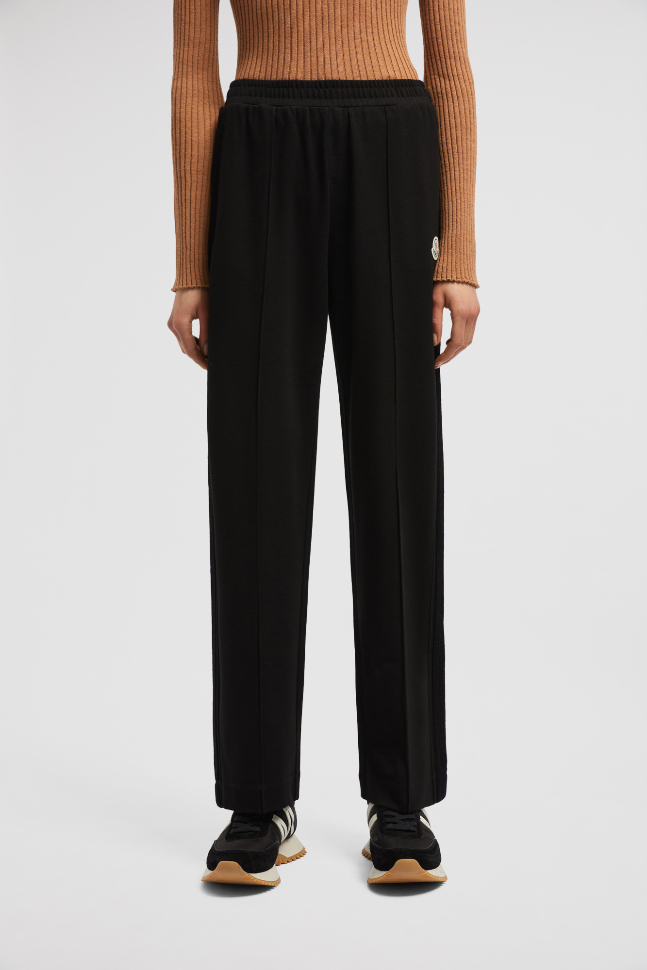MONCLER LOGO PATCH TRACK BOTTOMS